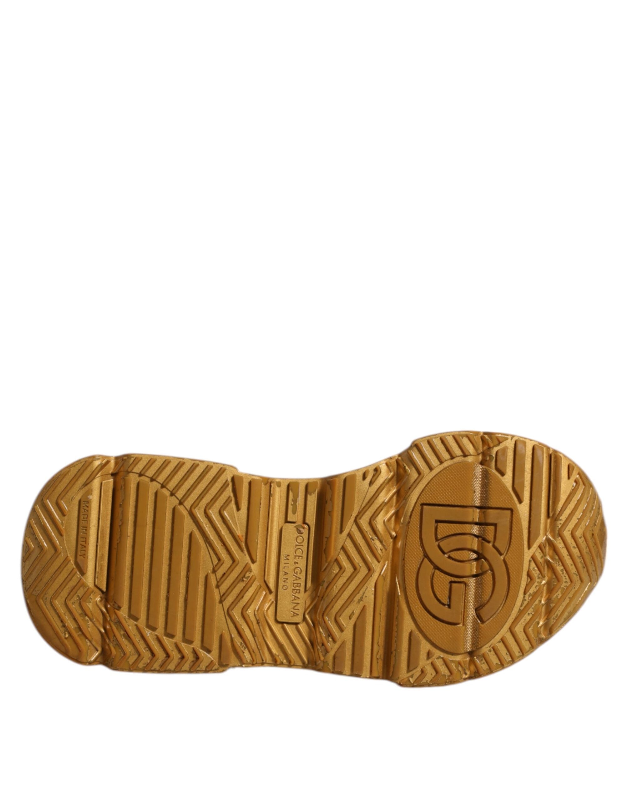 White Gold Daymaster Low Top Sneakers Shoes