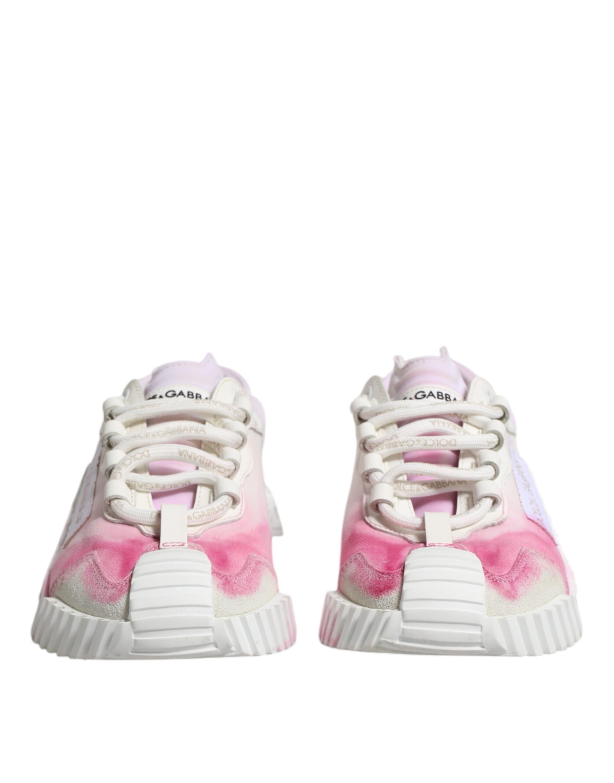 White NS1 Lace Up Low Top Sneakers Shoes