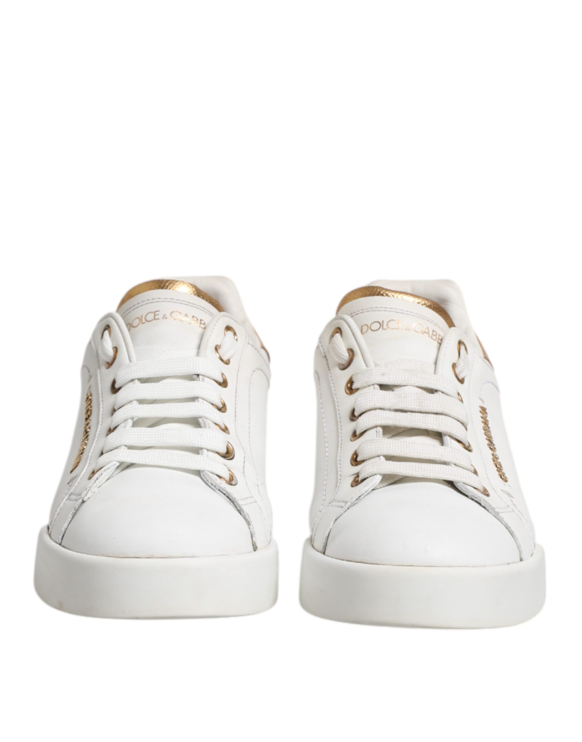 White Leather Low Top Women Sneakers Shoes