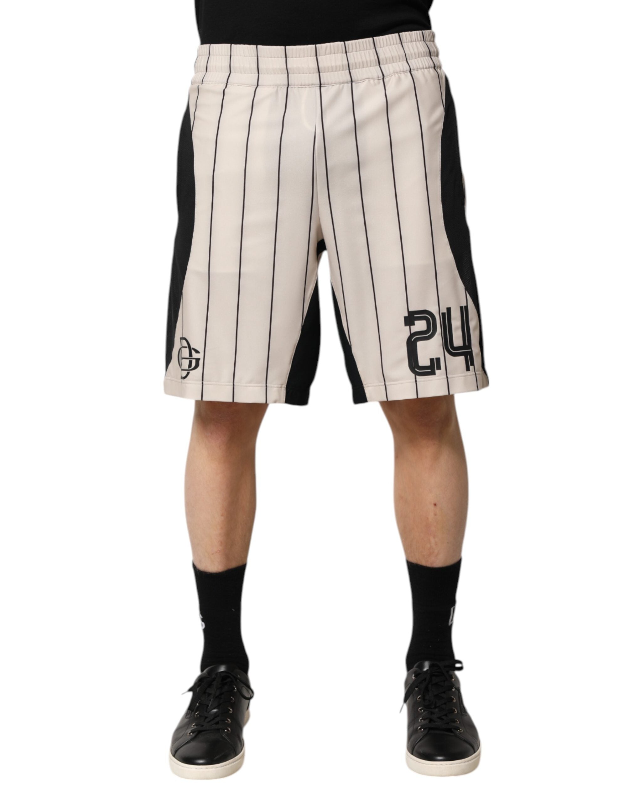 Off White Polyester DG Logo Sweatshorts Shorts