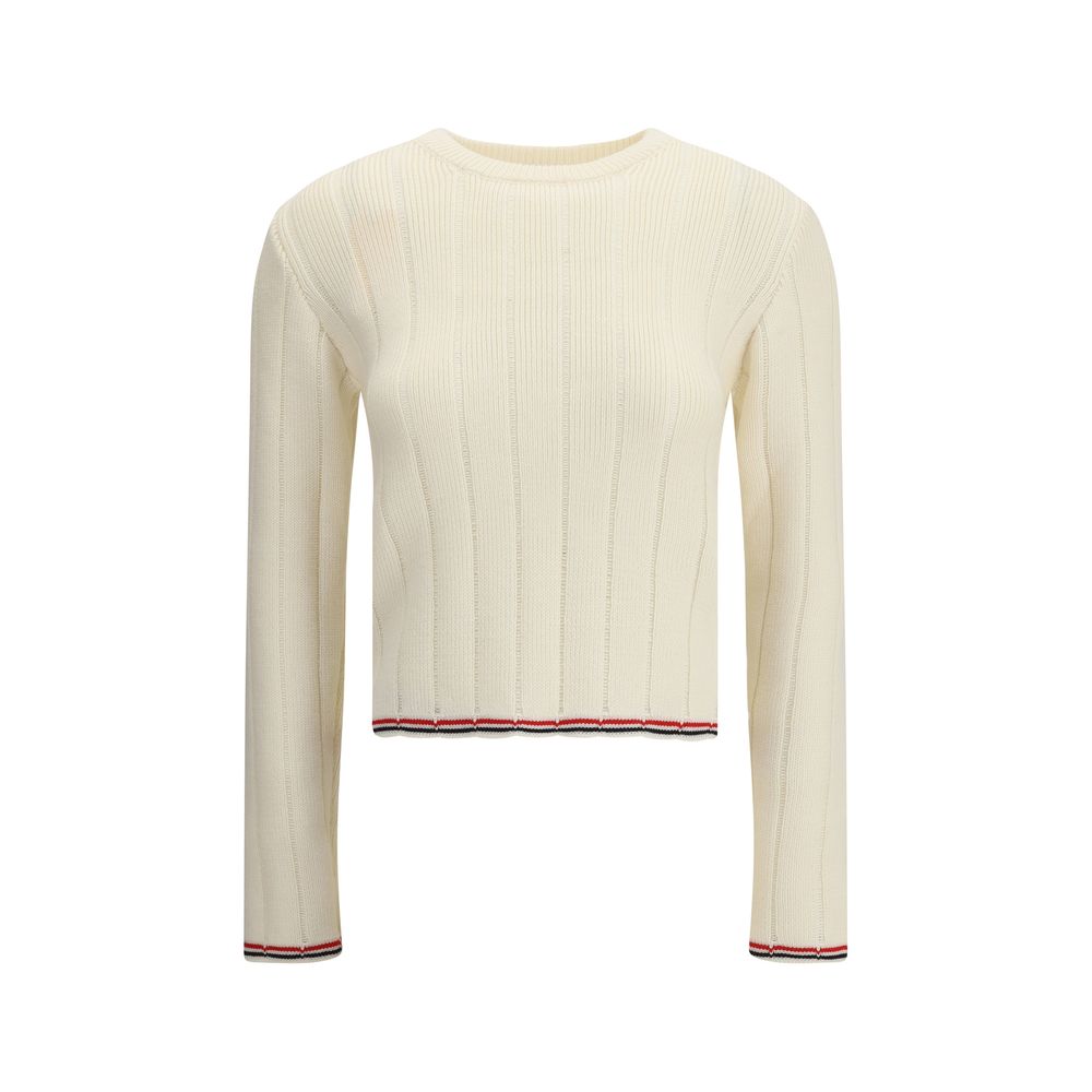 Cream Fleece Wool Sweatshirt
