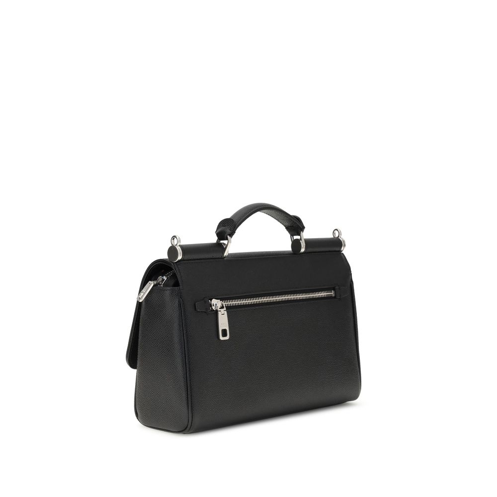Black Calf Leather Bos Taurus Shoulder Bag