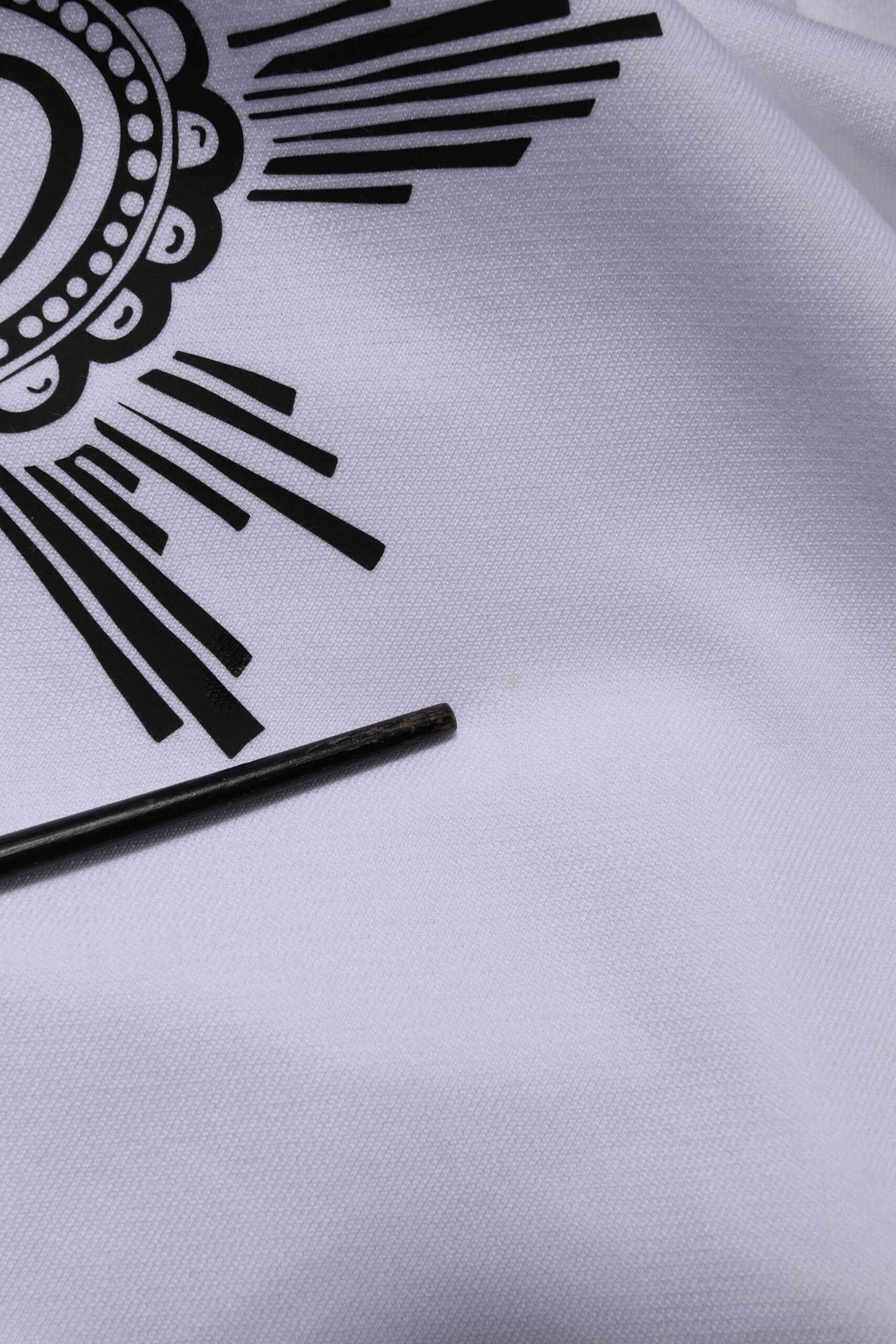 White Sacred Heart Hooded Sweatshirt Sweater