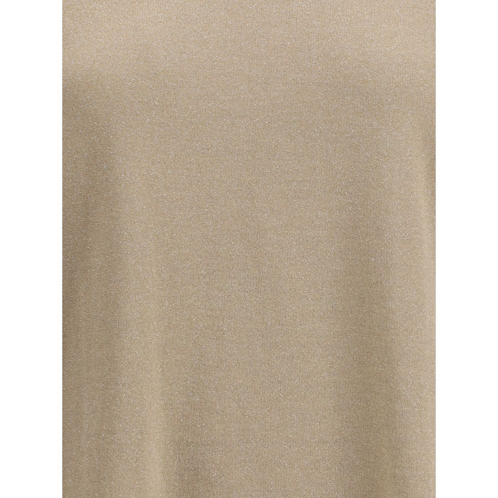 Beige Nylon T-Shirt