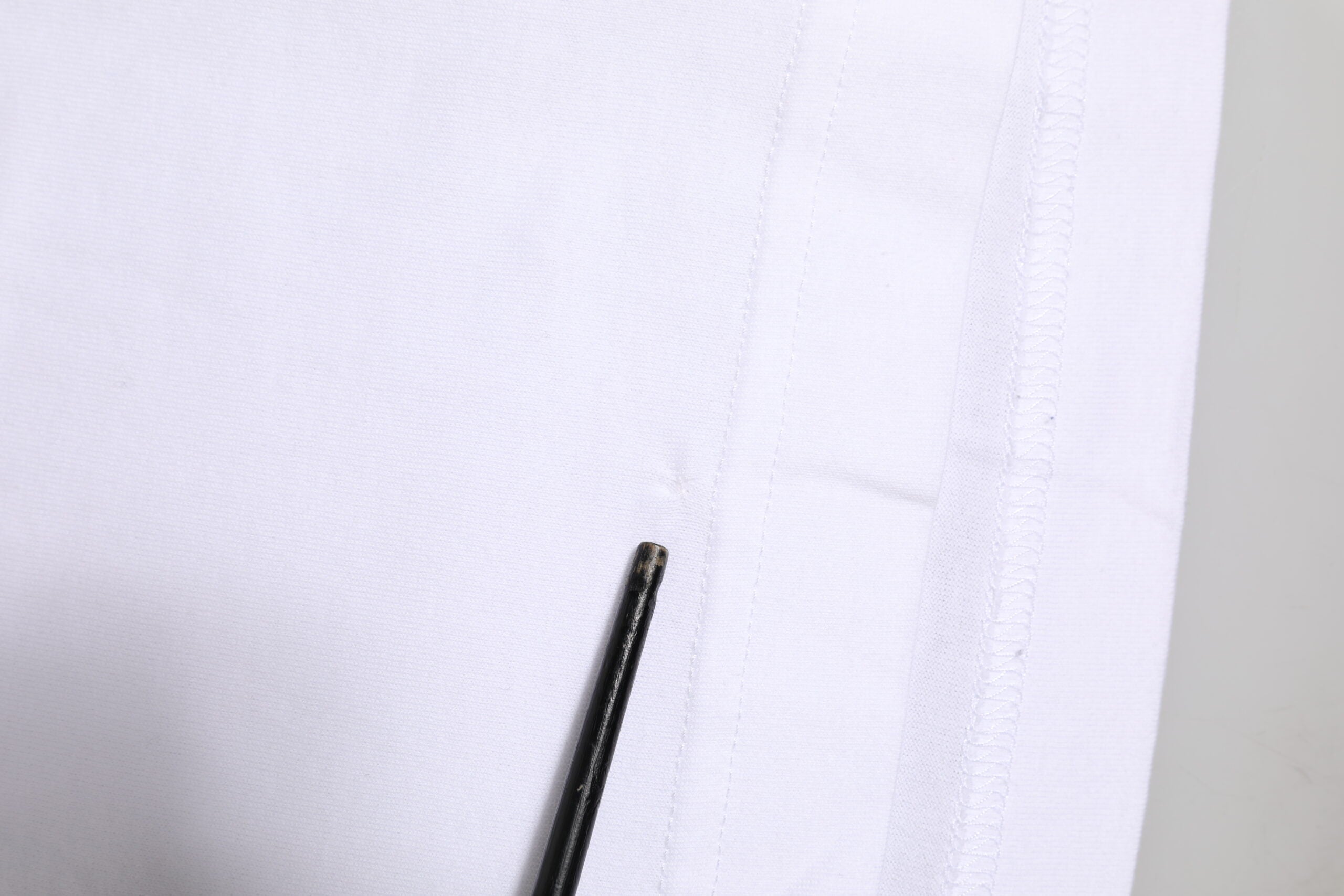 White Logo Crew Neck Short Sleeves T-shirt