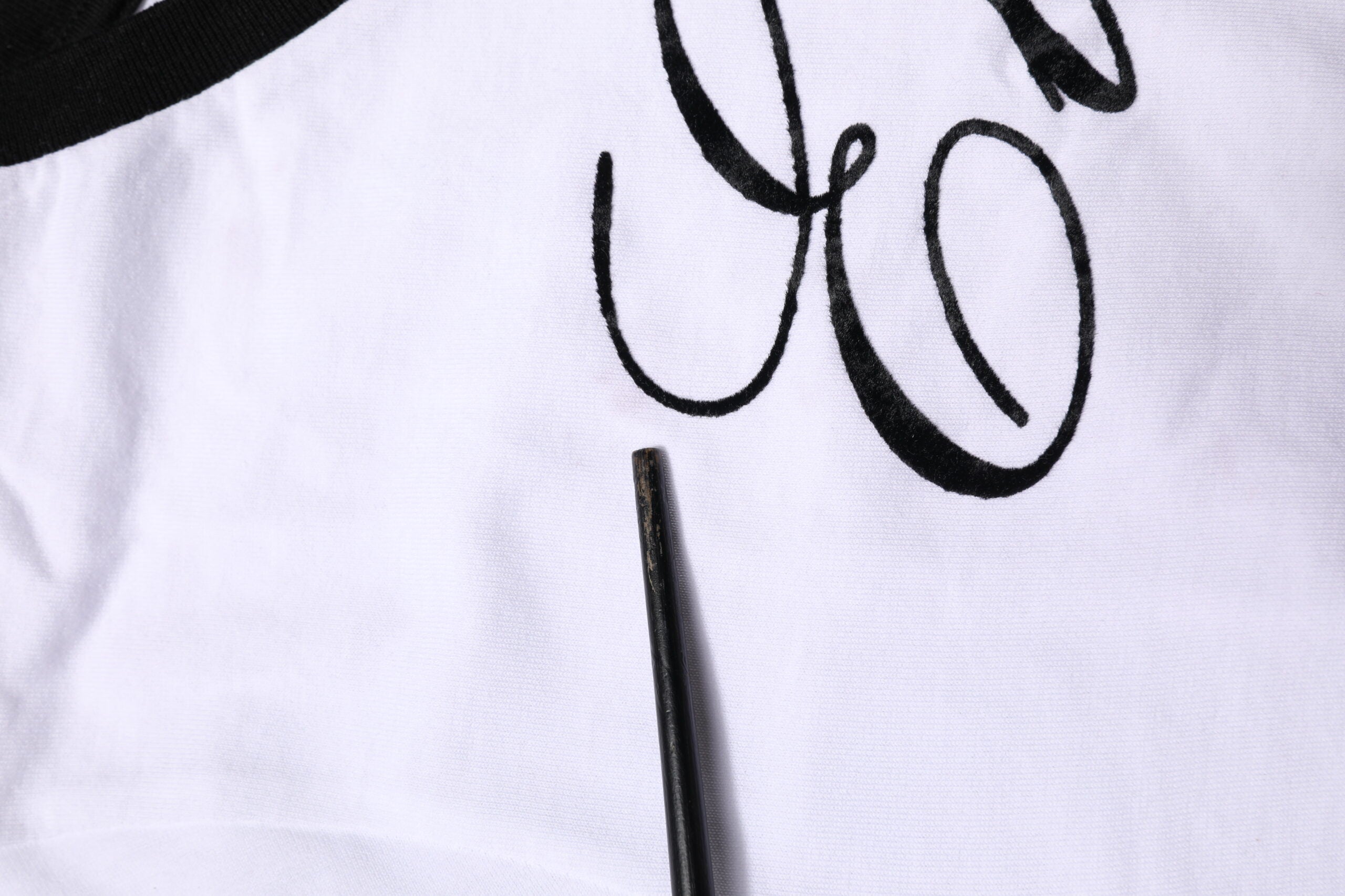 White Eleganza Cotton Crew Neck Tee T-shirt