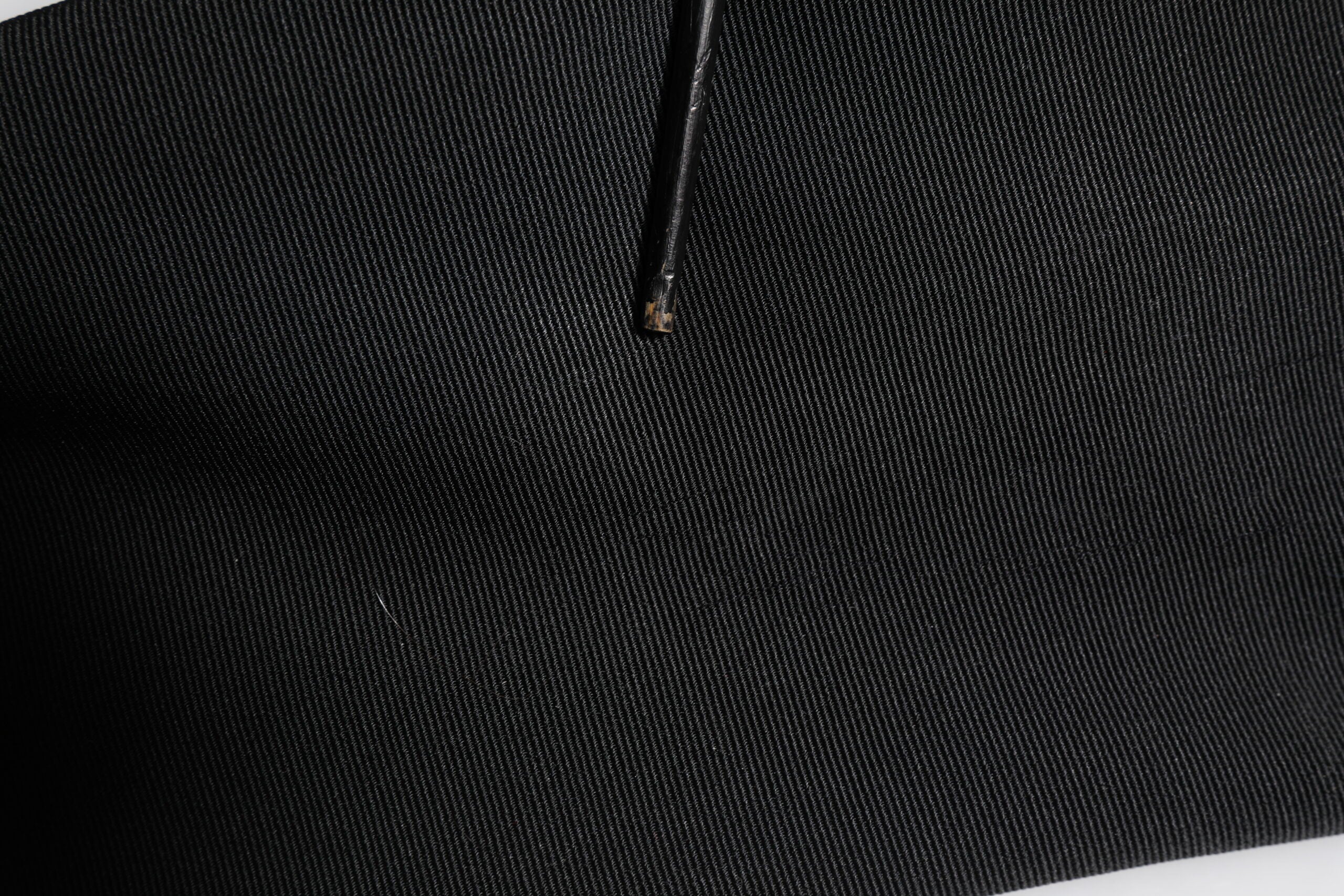 Black Acetate HighWaist Tapered Trouser Pants