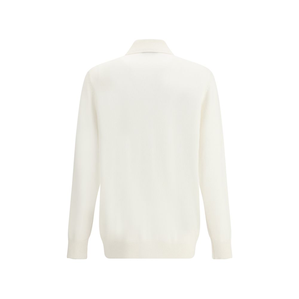 White Cashmere Cardigan