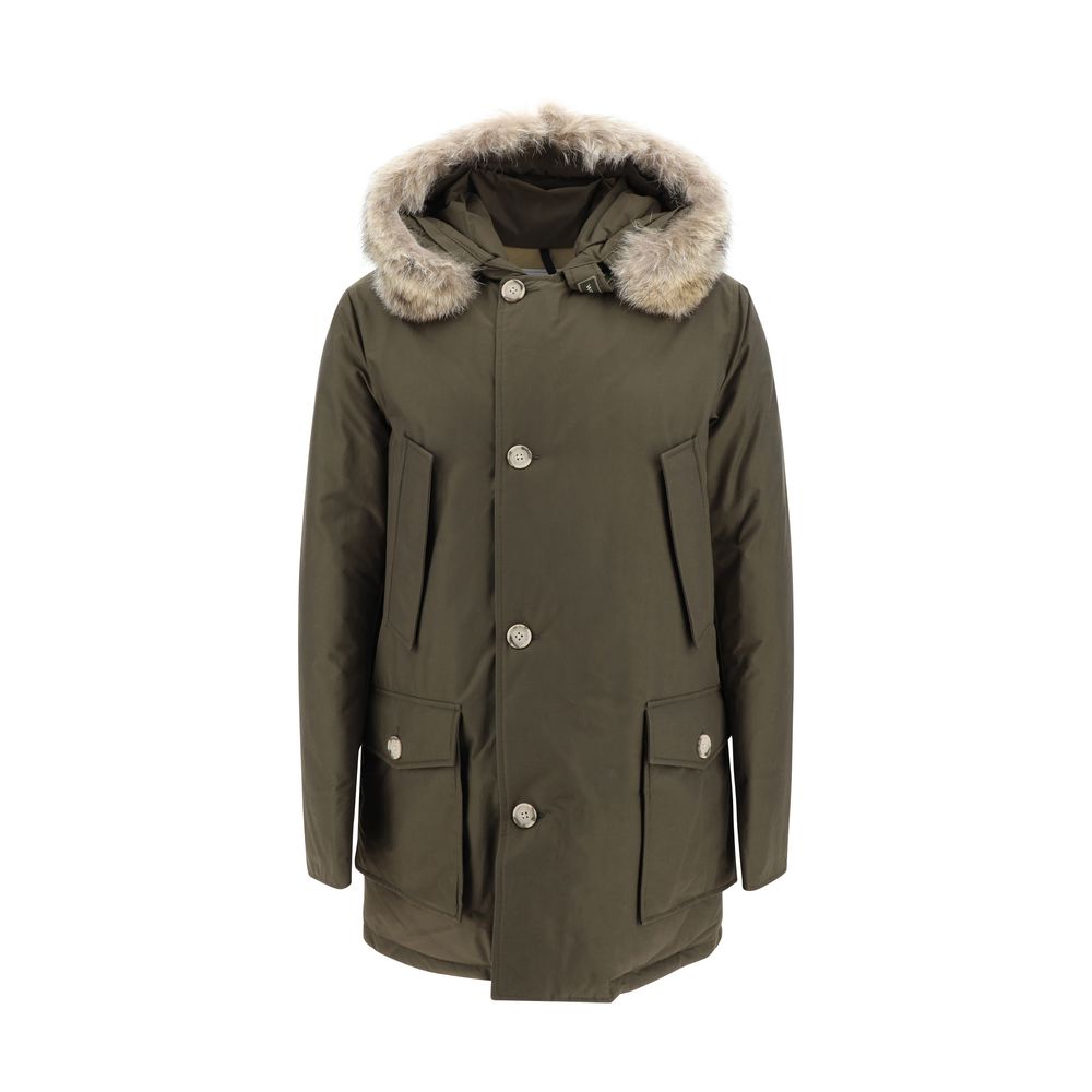 Green Cotton Parka