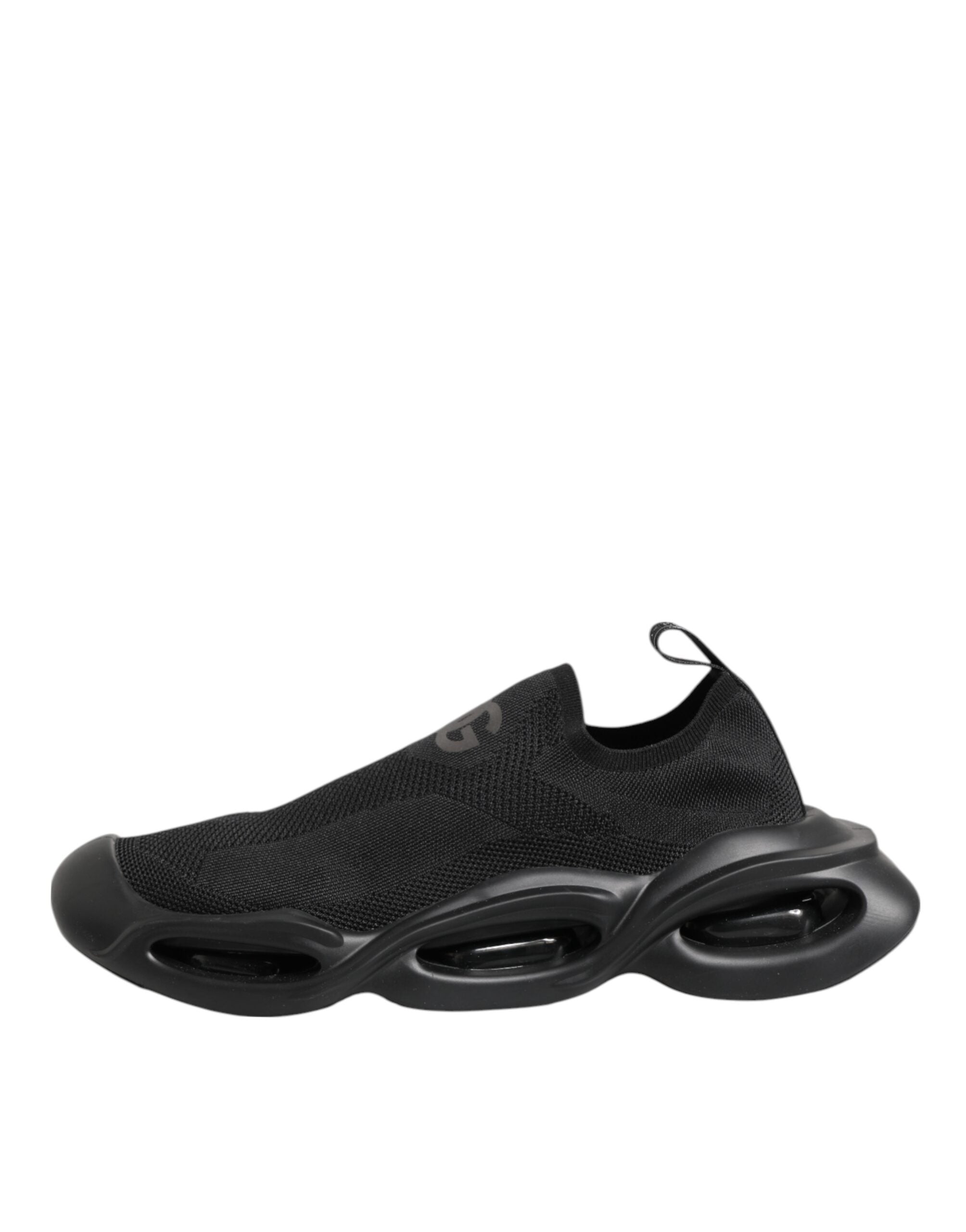 Black Slip On Wave Low Top Men Sneaker Shoes