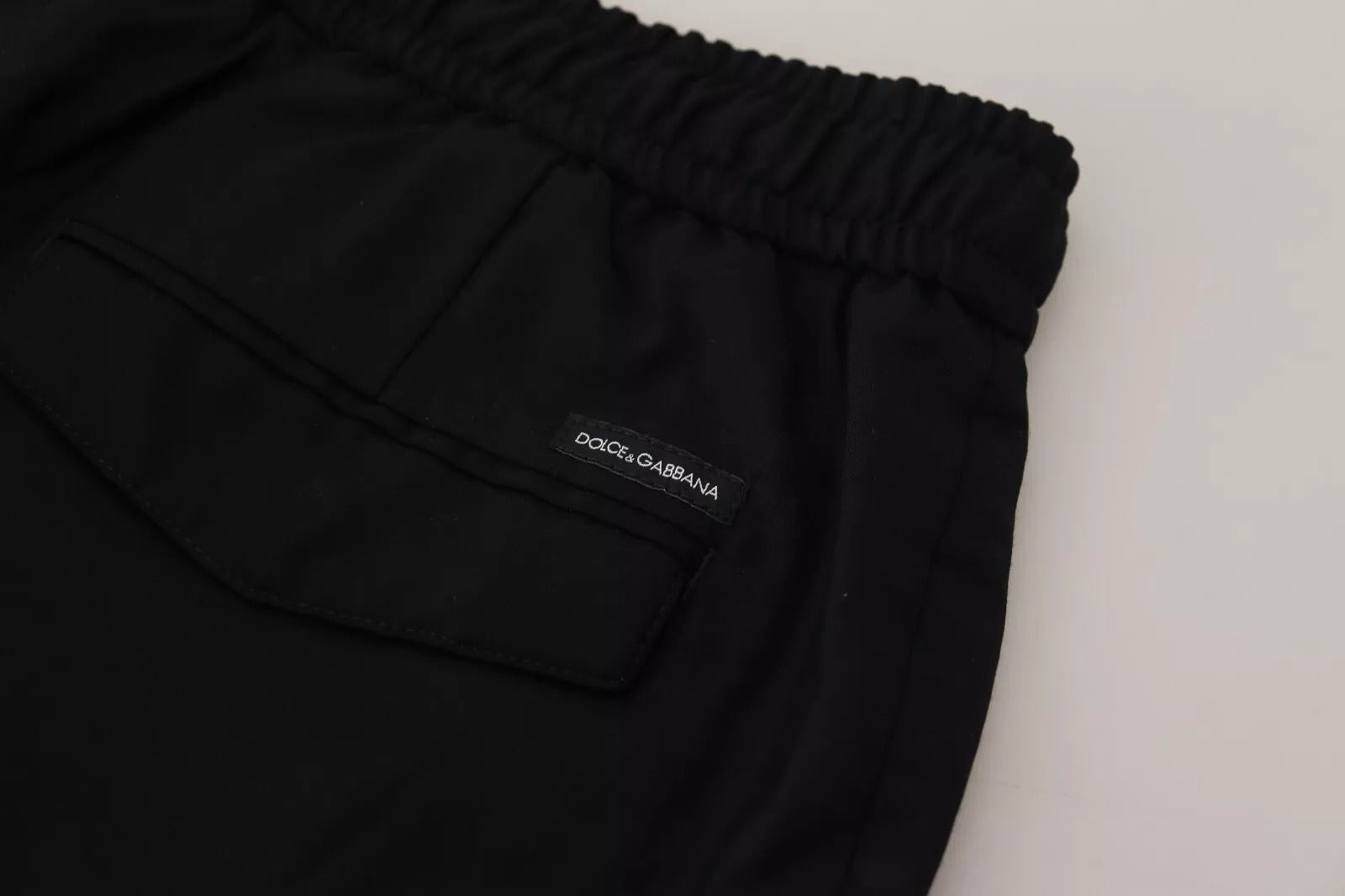 Black Jogger Wool Jogging Trouser