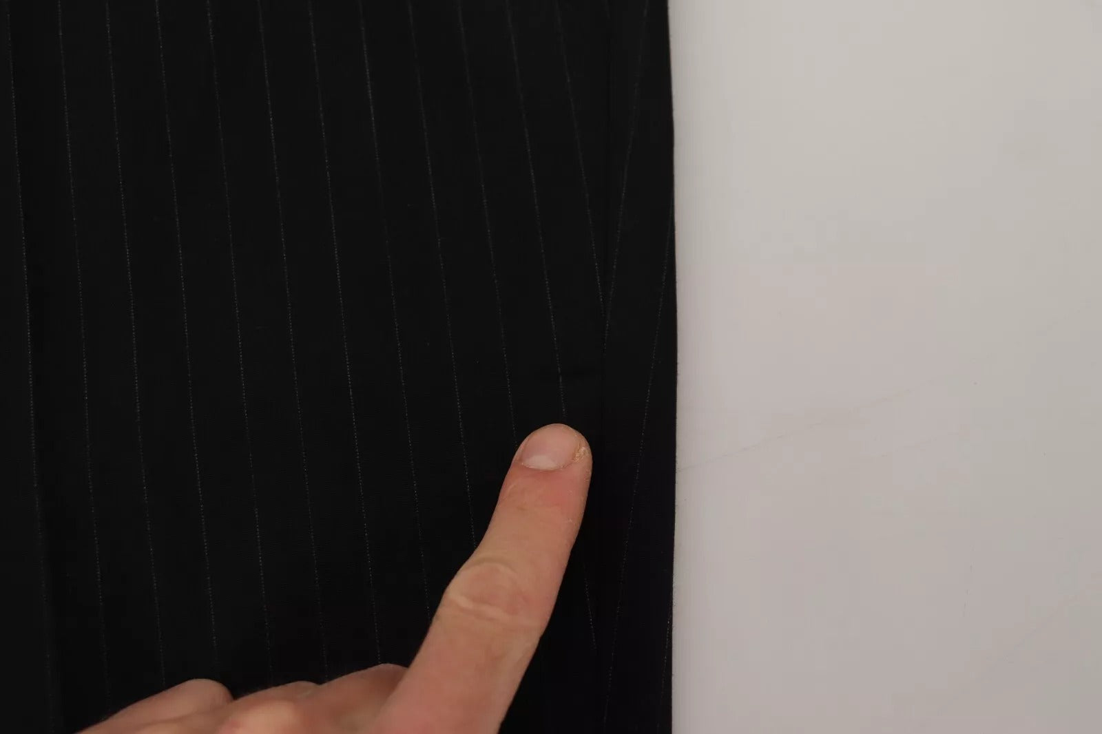 Black CottonStretch Loose DenimTrouser Jeans