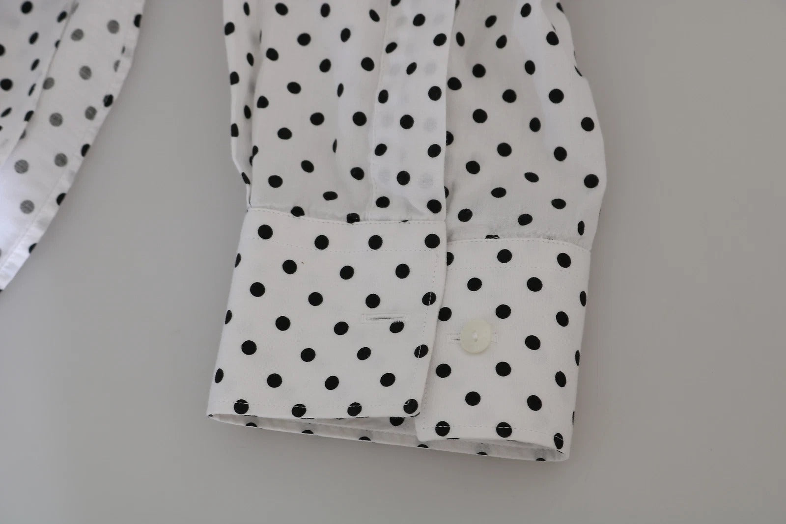 White Dotted Dress Formal MARTINI Shirt