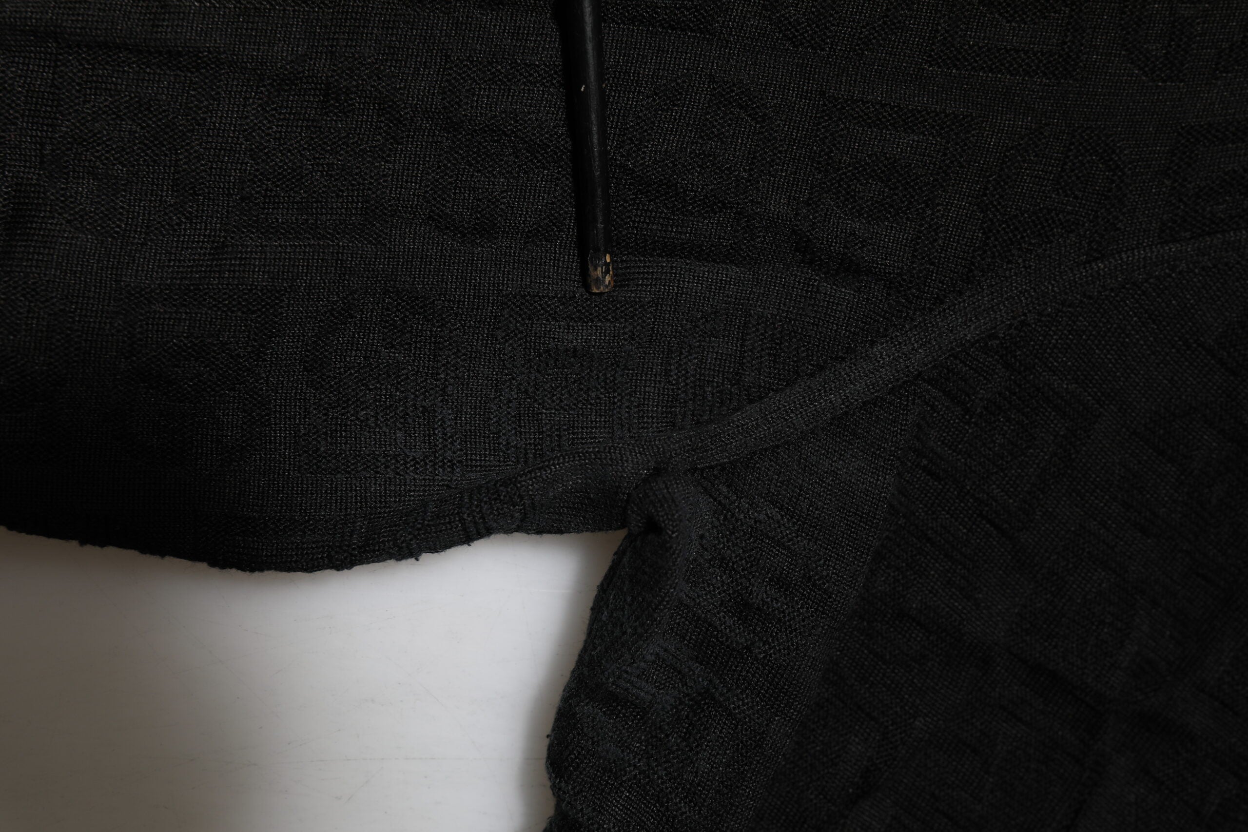 Black Silk Jacquard DG Polo Shirt T-shirt