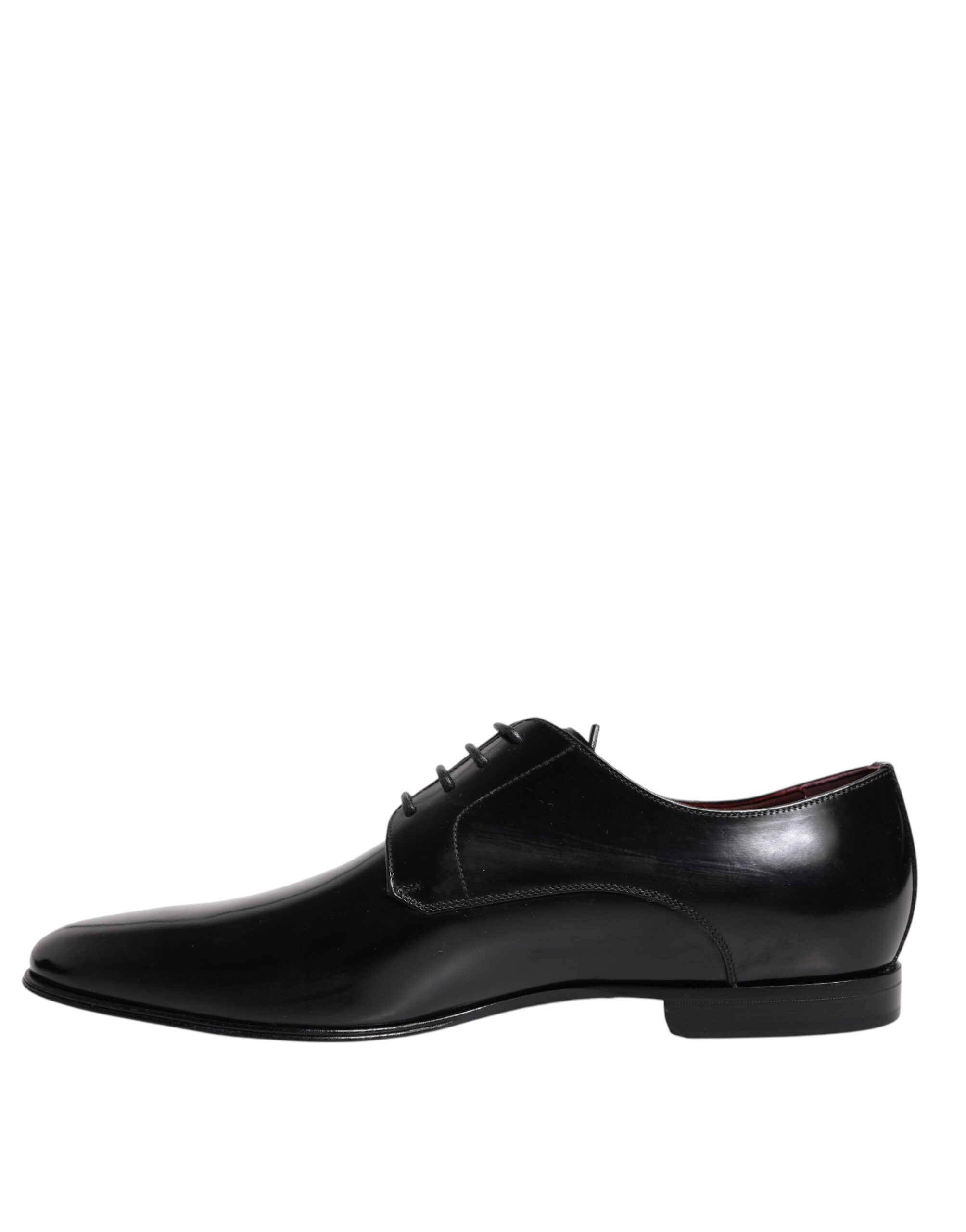 Men Dress Black Calfskin Leather Derby Shoes