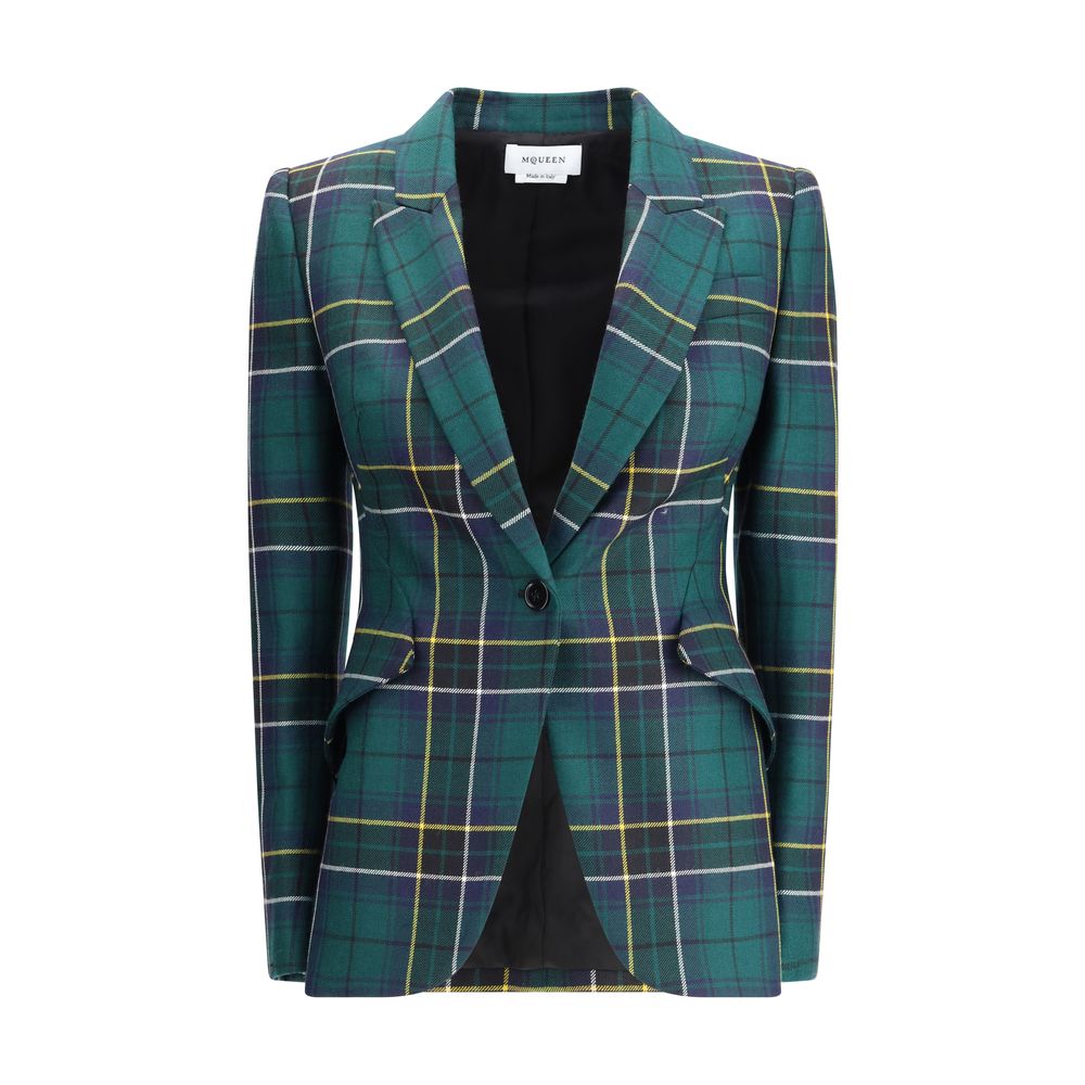 Green Wool Blazer