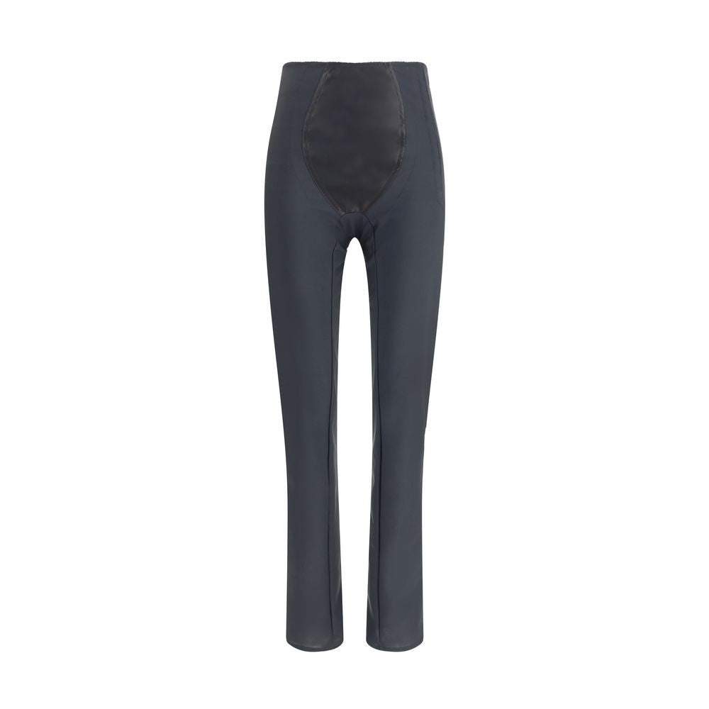 Black Nylon Athletic Pants