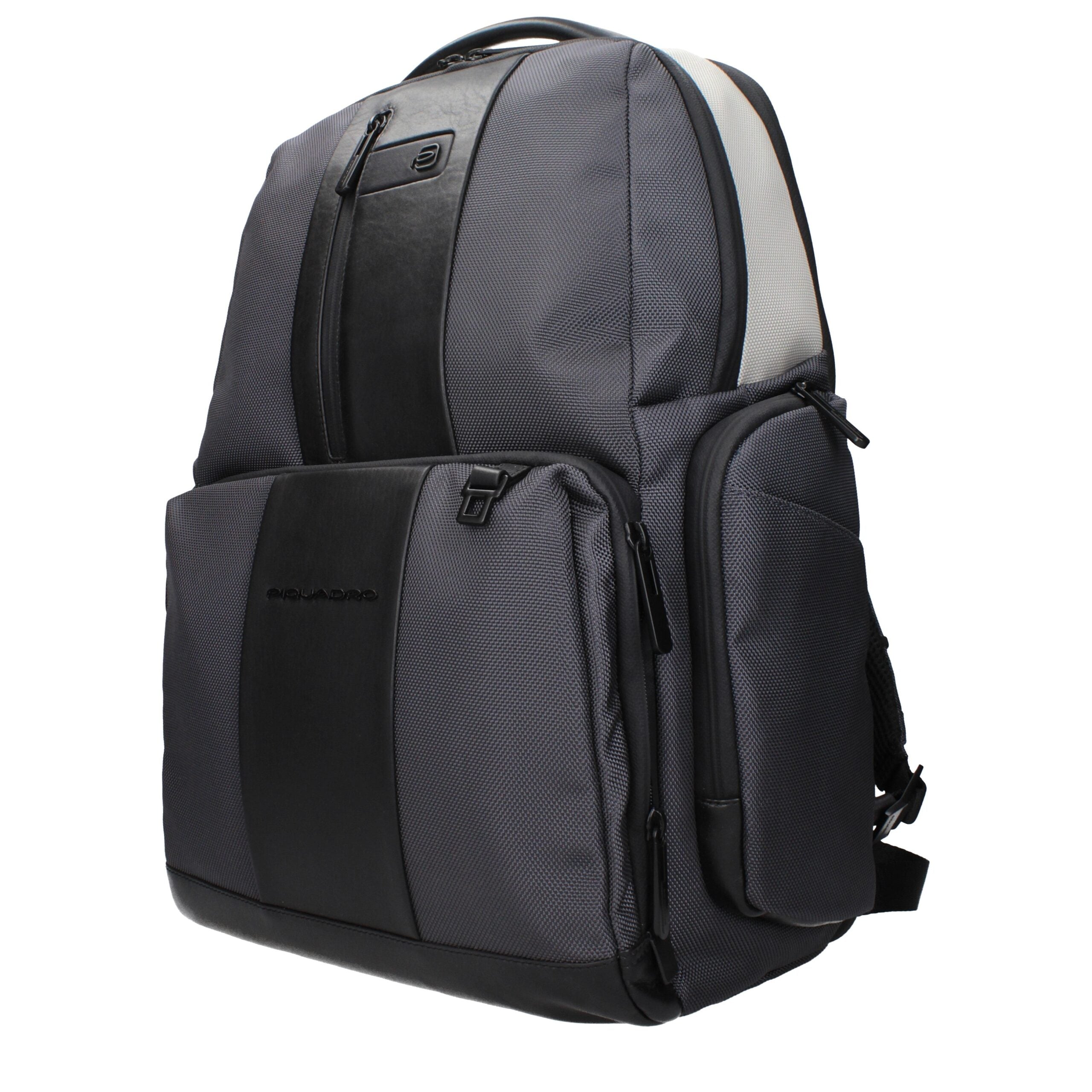 Gray Nylon Backpack