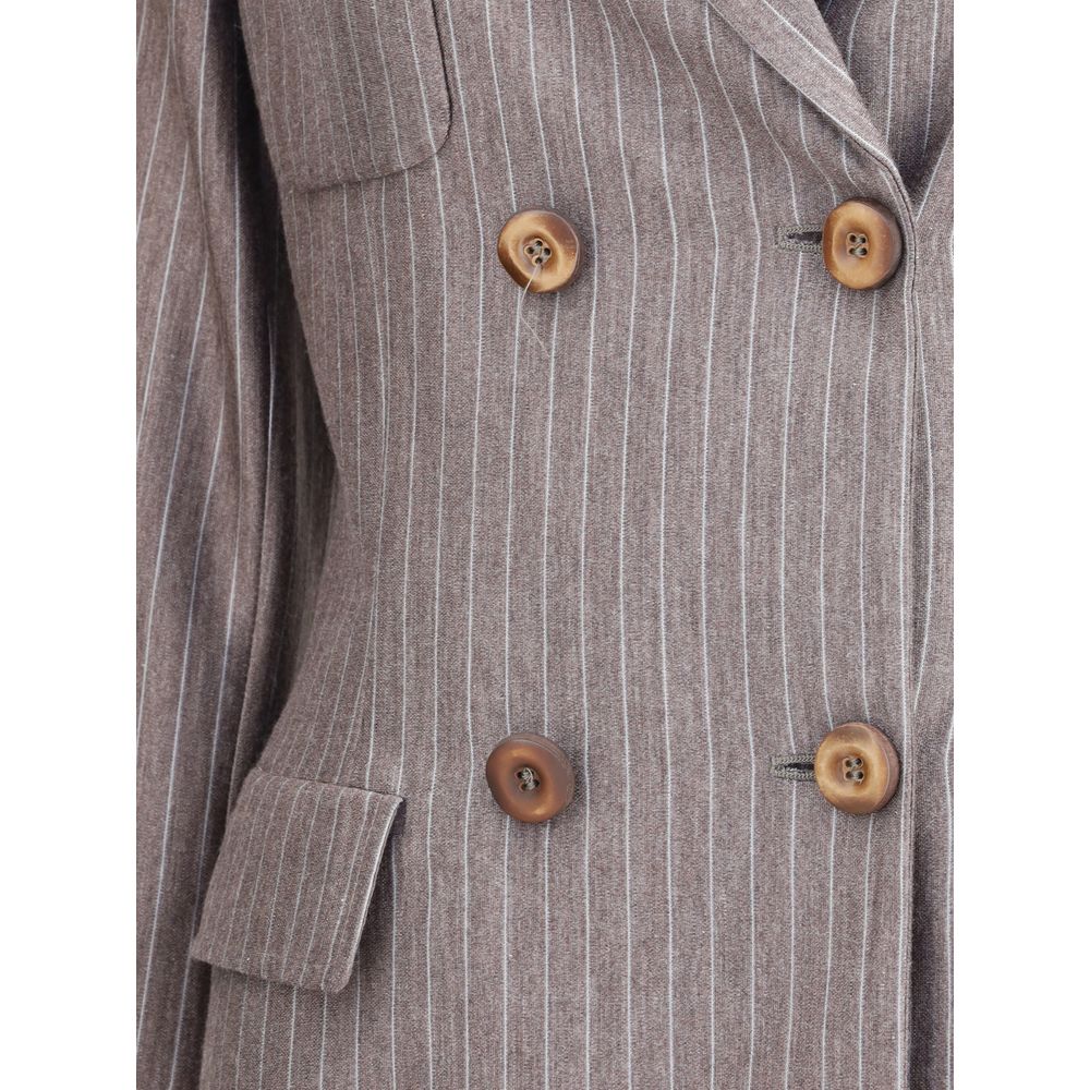 Brown Cashmere Blazer