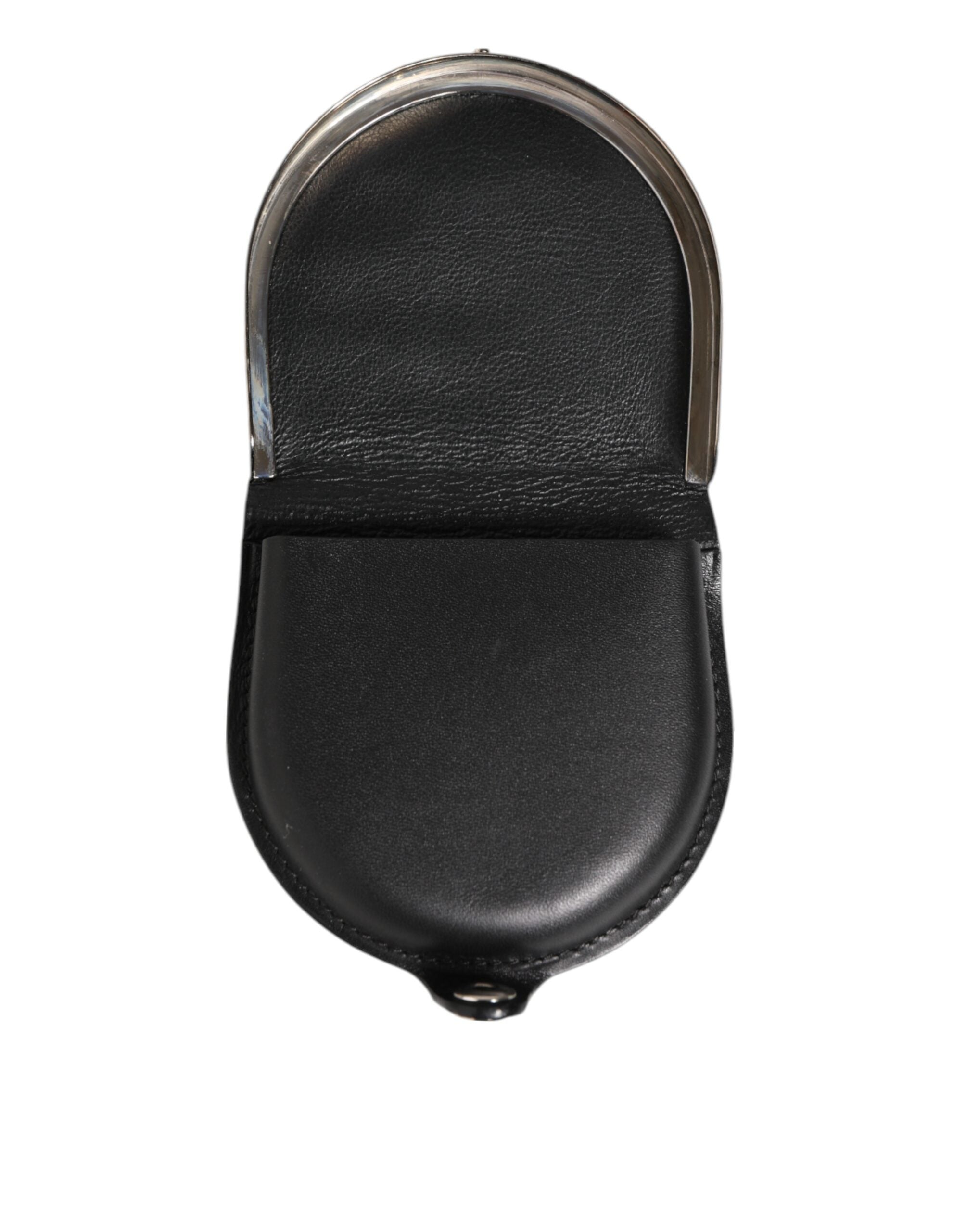 Black Polished Crocodile Leather Mens Coin Purse Wallet