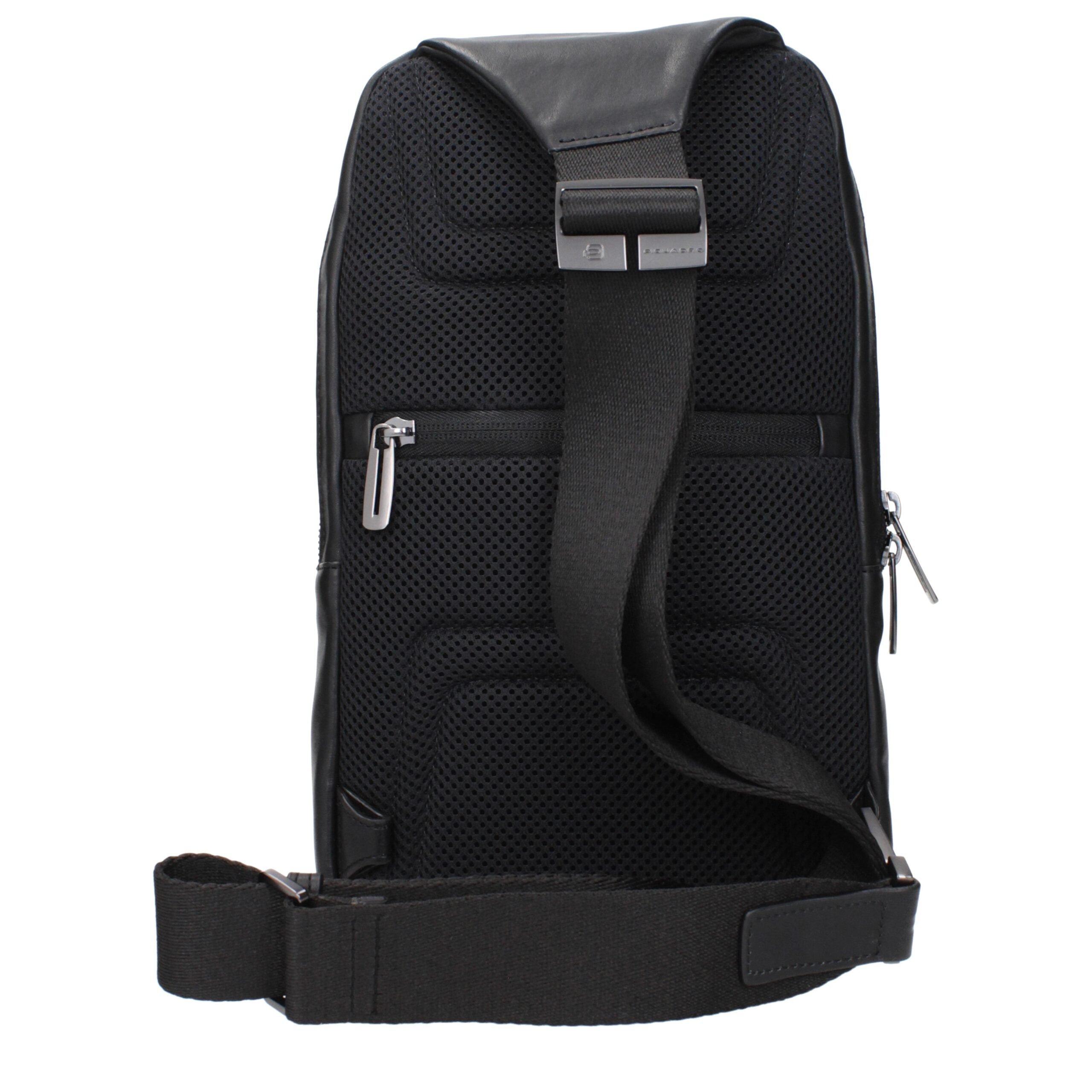 Black Leather Crossbody Bag