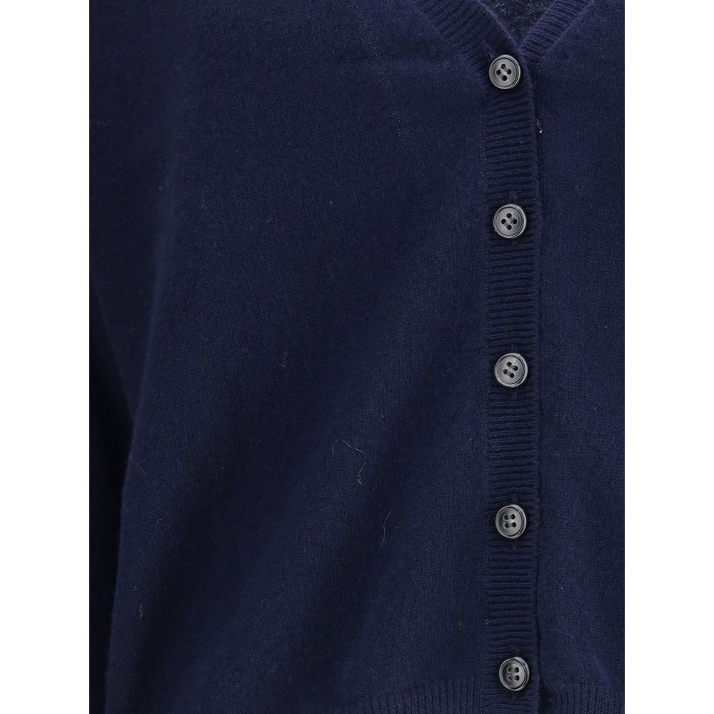 Blue Cashmere Cardigan