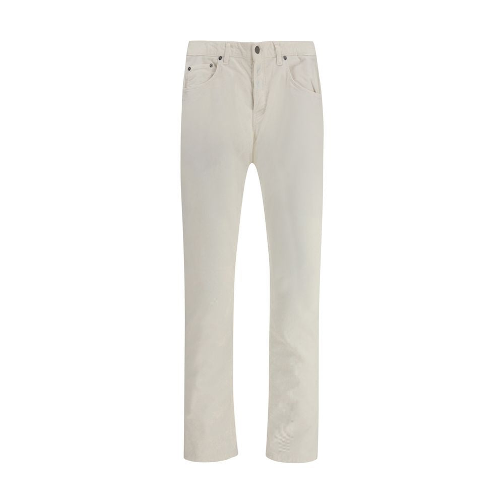 White Cotton Pants