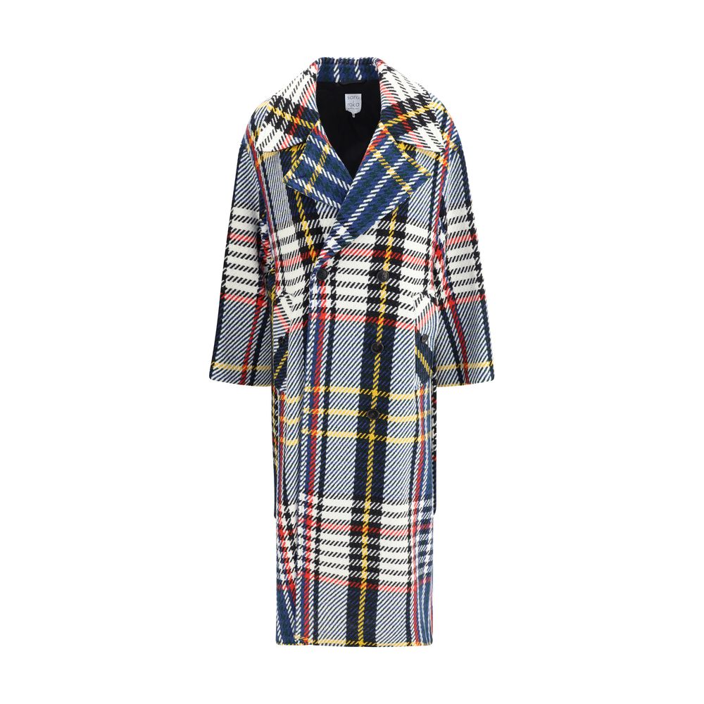 Multicolor Wool Coat