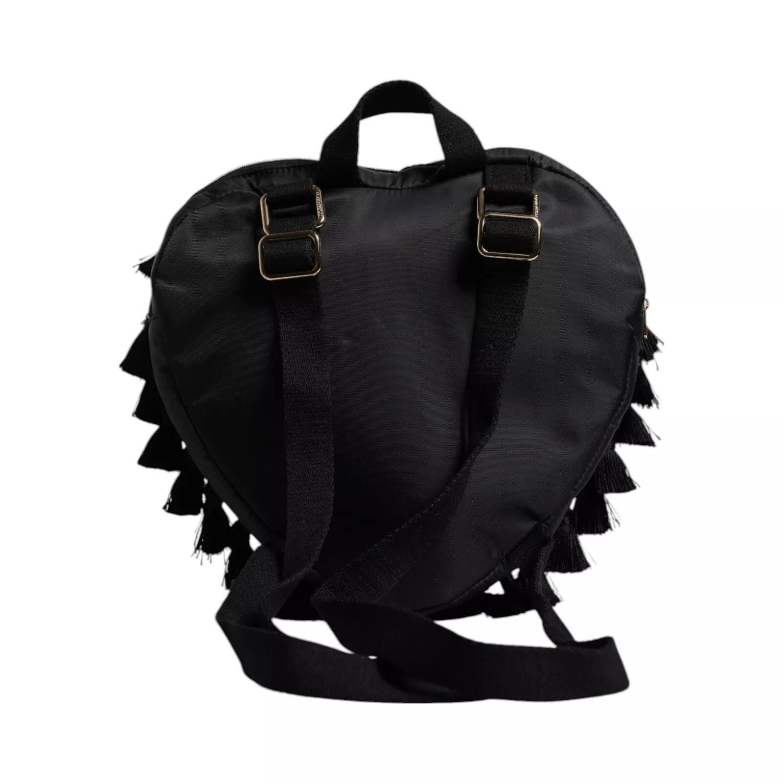 Black Heart L'Amore Patch Embellished Kids Backpack