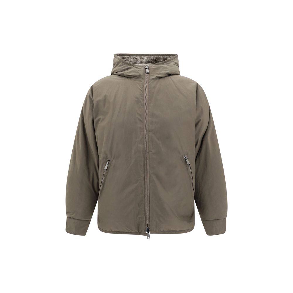 Brown Fleece Wool Coat