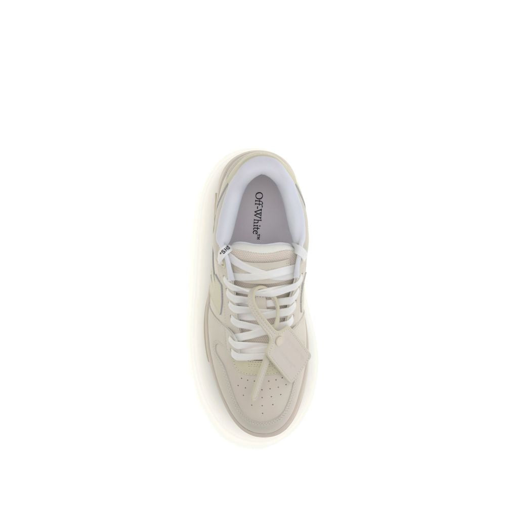 Cream Rubber Chunky Sneakers
