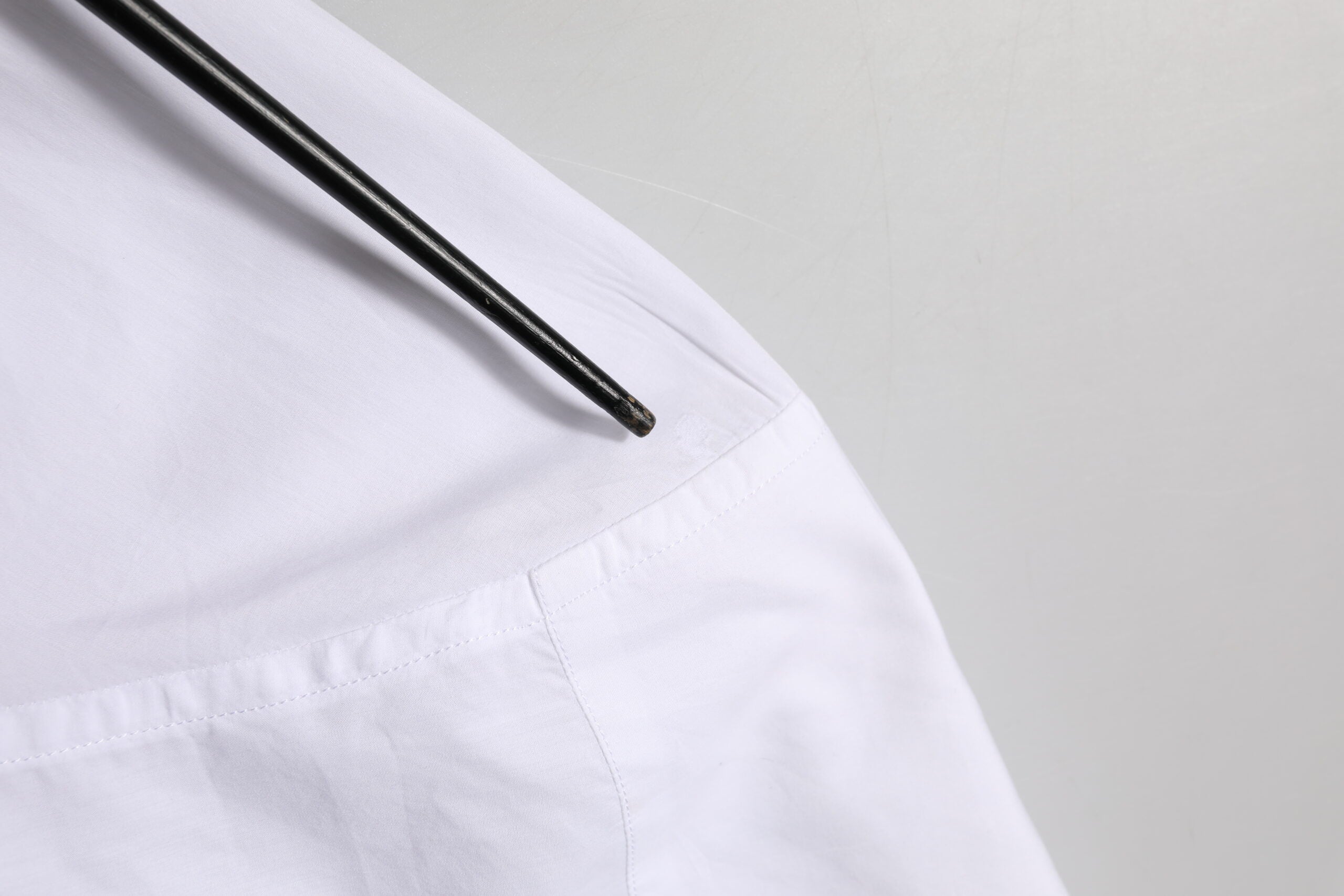 White Cotton GOLD DGPatch Formal Dress Shirt