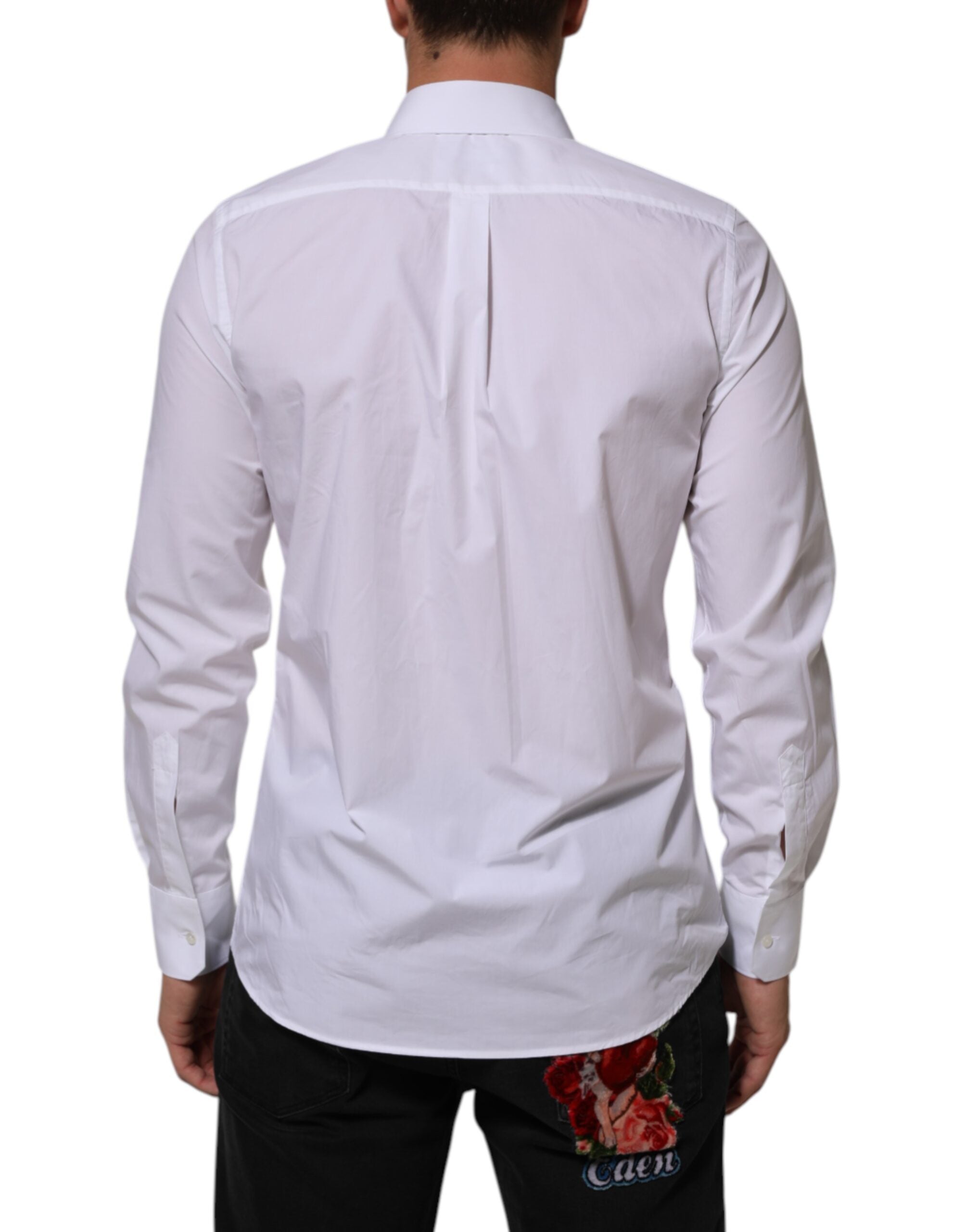 White Cotton MARTINI Men Formal Dress Shirt