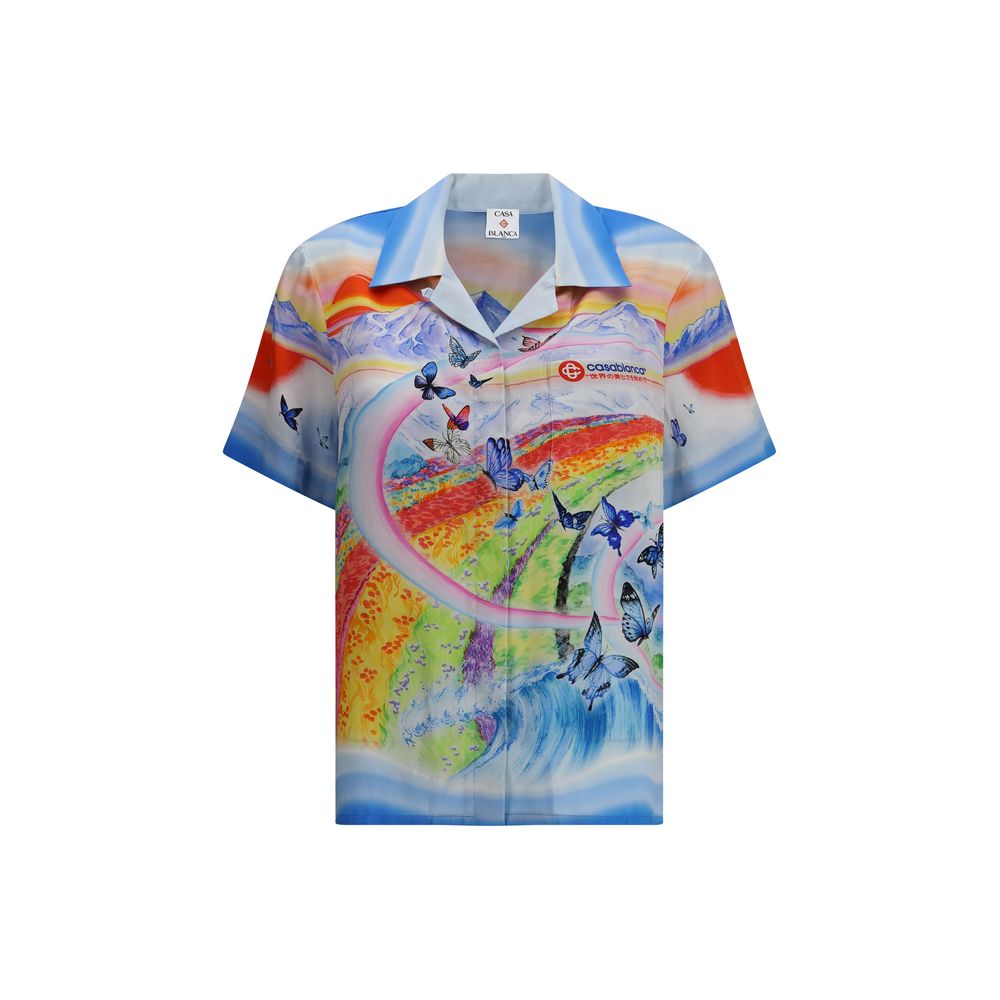 Multicolor Silk Pattern Shirt