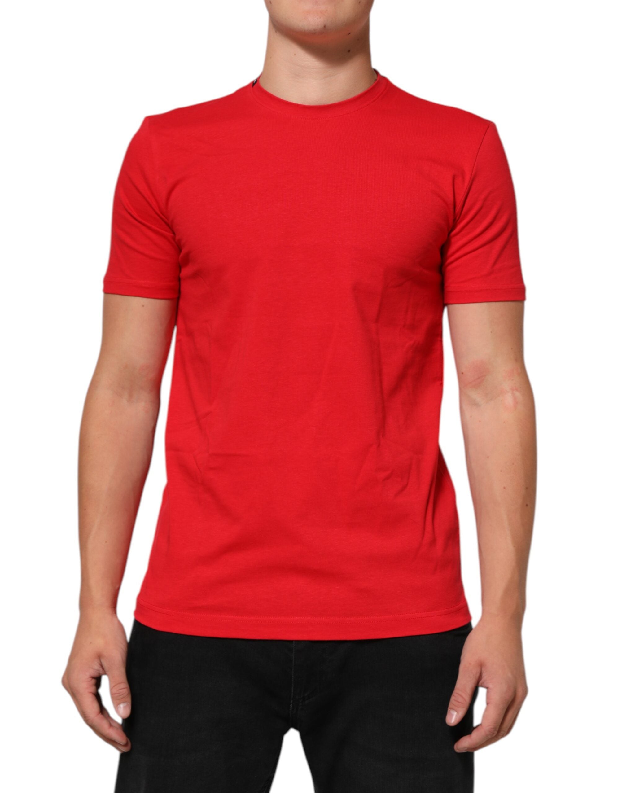 Red Goodluck 2023 Cotton Crew Neck T-shirt