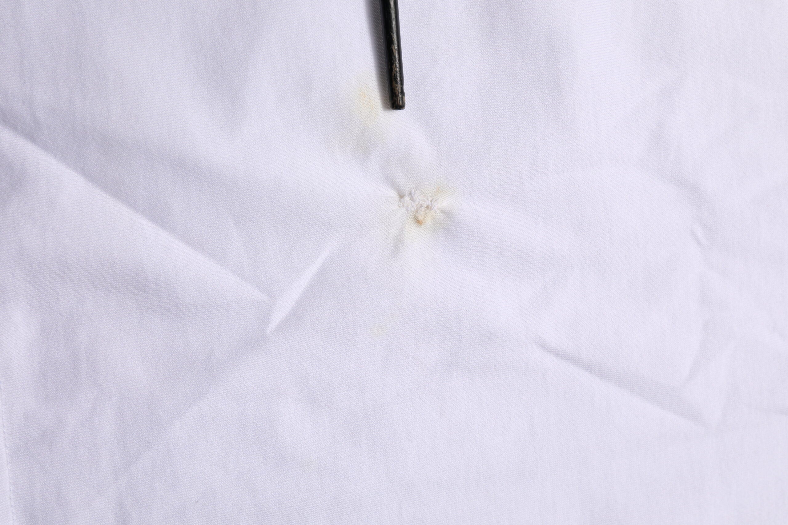 White Goodluck 2021 Cotton Crew Neck  T-shirt