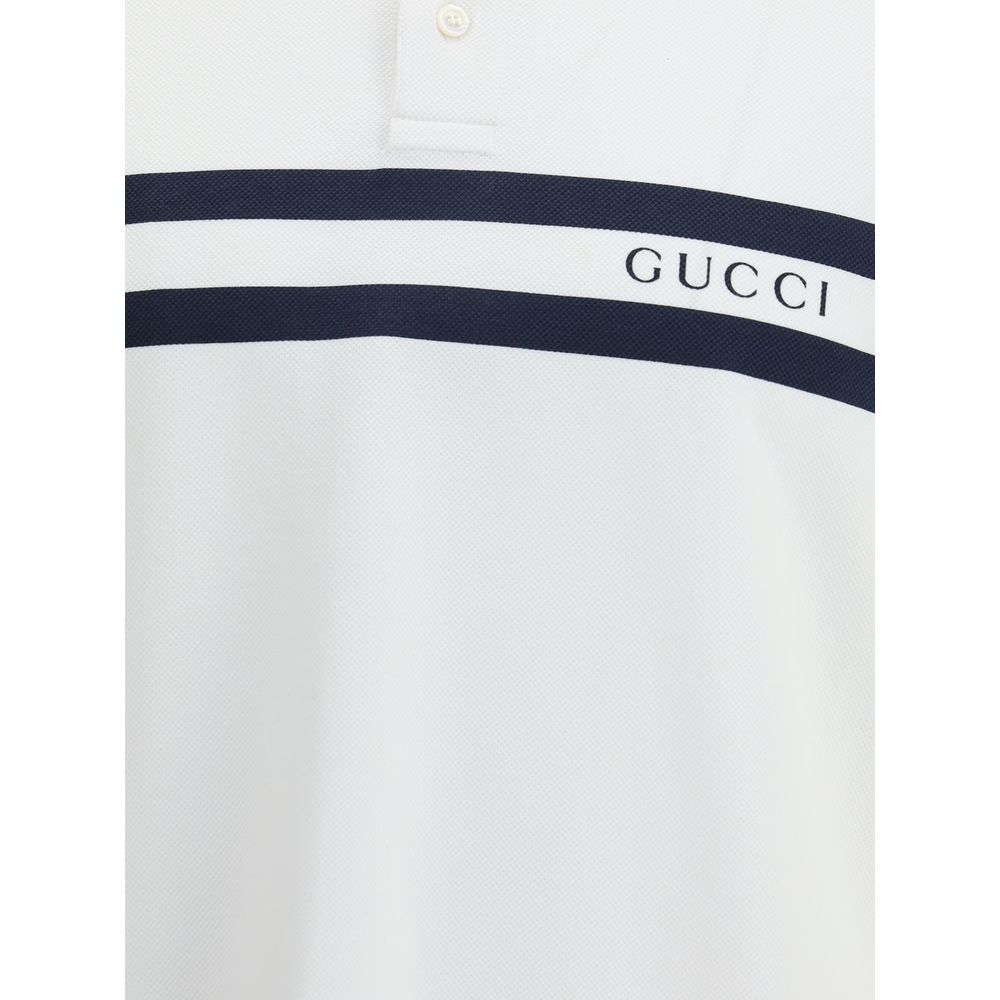 White Cotton Polo Shirt