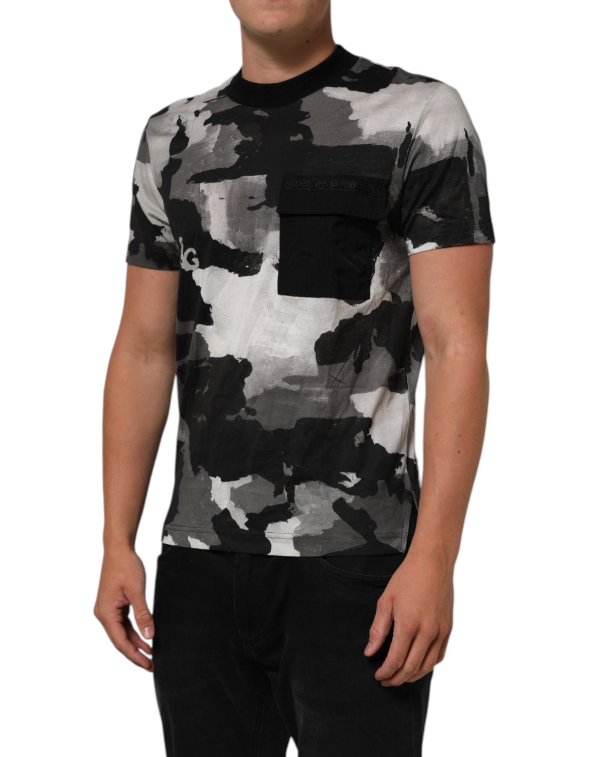Multicolor Camouflage Men Short Sleeves T-shirt