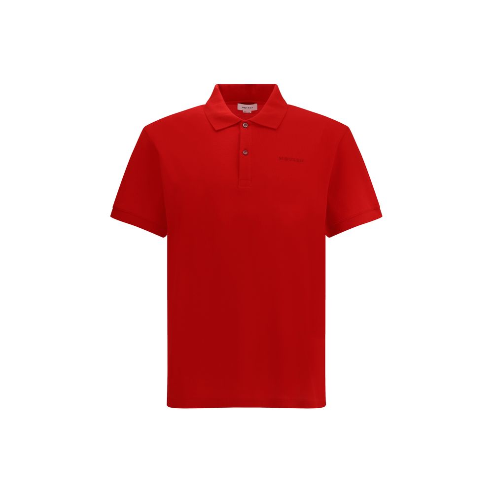 Red Cotton Polo Shirt