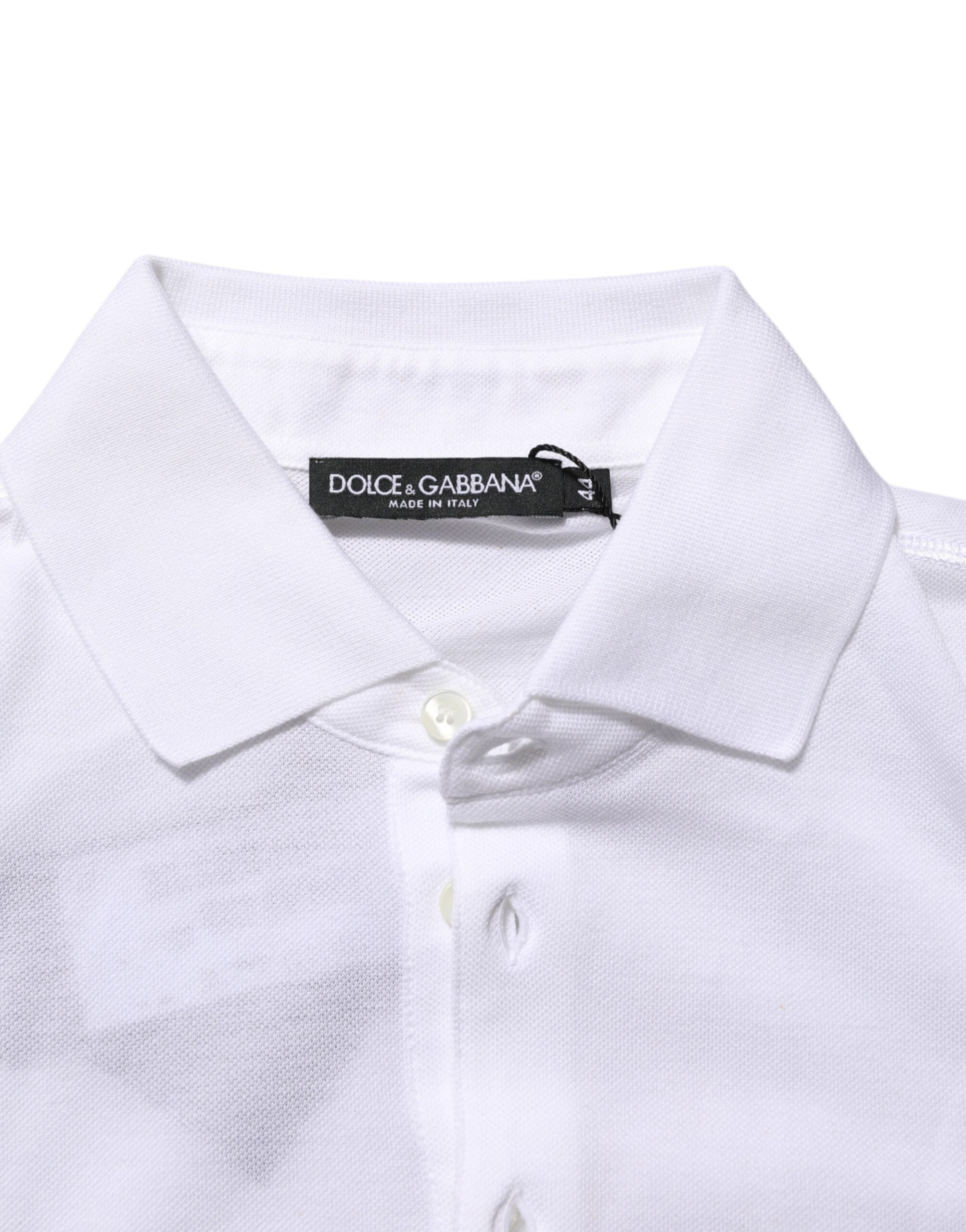 White Collared Short Sleeves Polo T-shirt