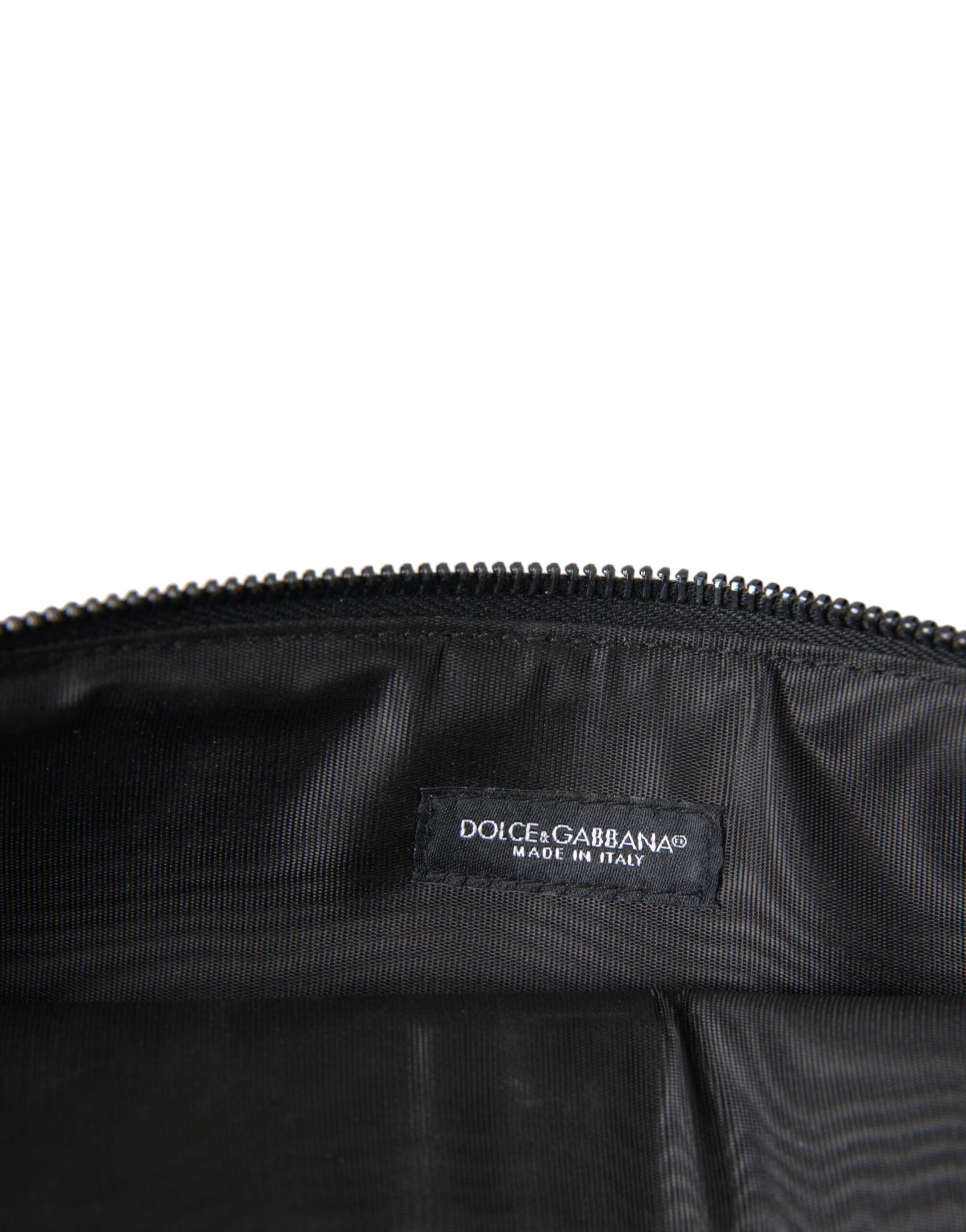 Multicolor Leopard Jacquard Logo Plaque Document Briefcase Bag