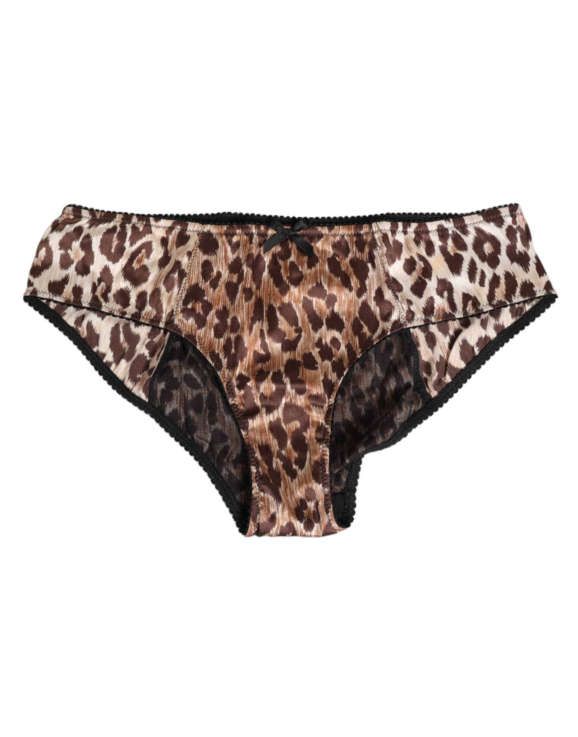 Multicolor Leopard Print Girdle Panty Underwear
