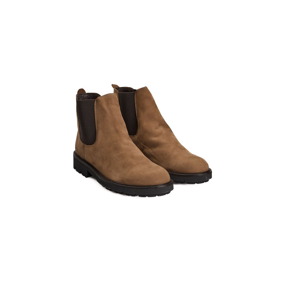 Brown Calfskin Men Boot