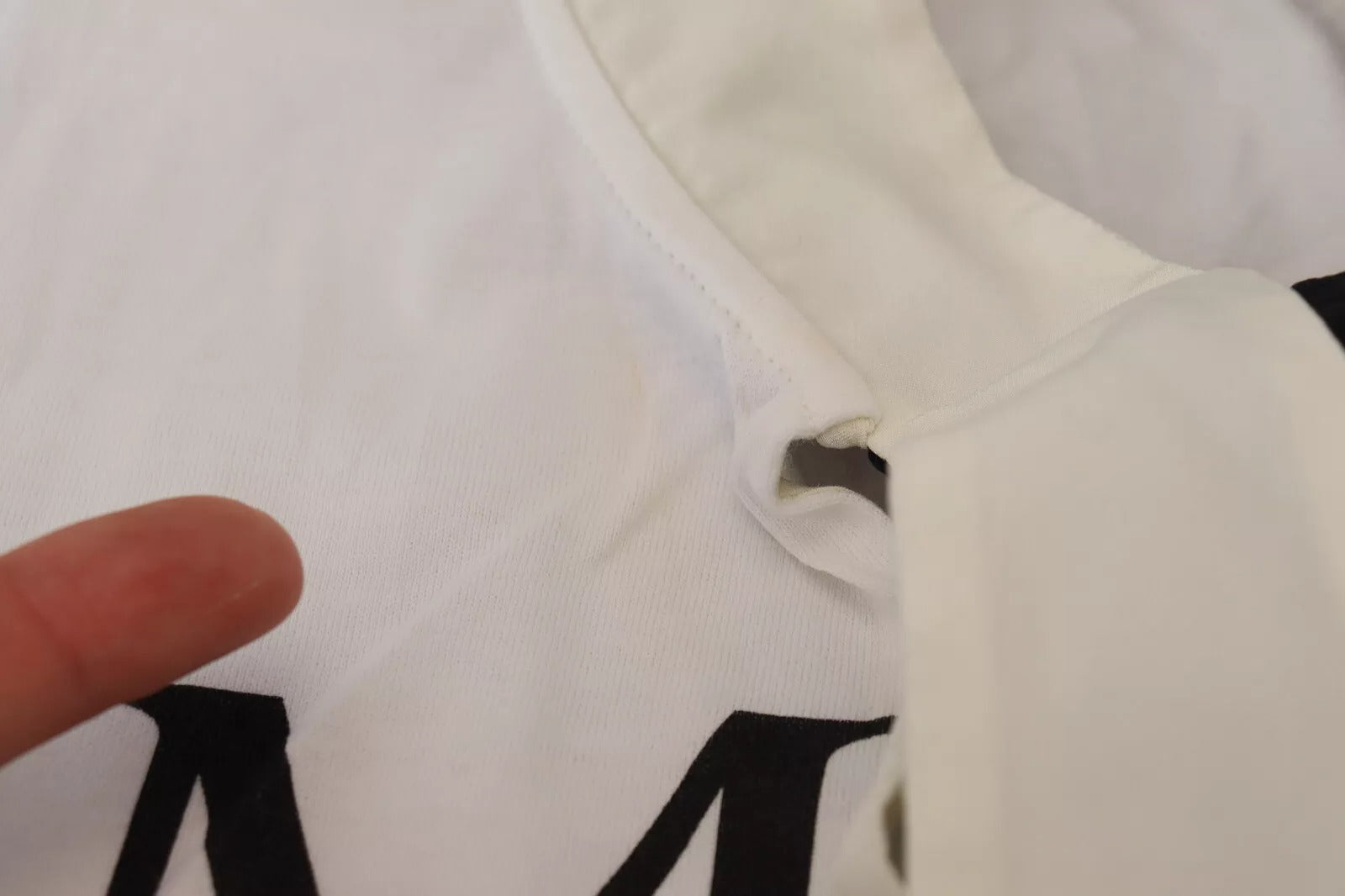 White Cotton LOVE Print Top Blouse T-shirt