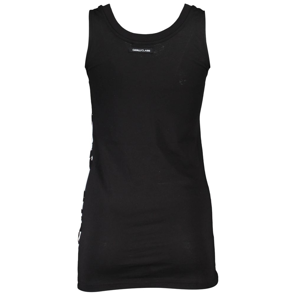 Black Cotton Tank Top