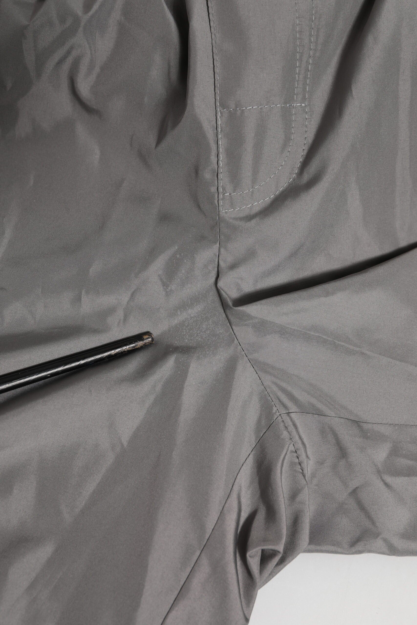 Light Gray Nylon Elastic Waist Shorts Swimwear