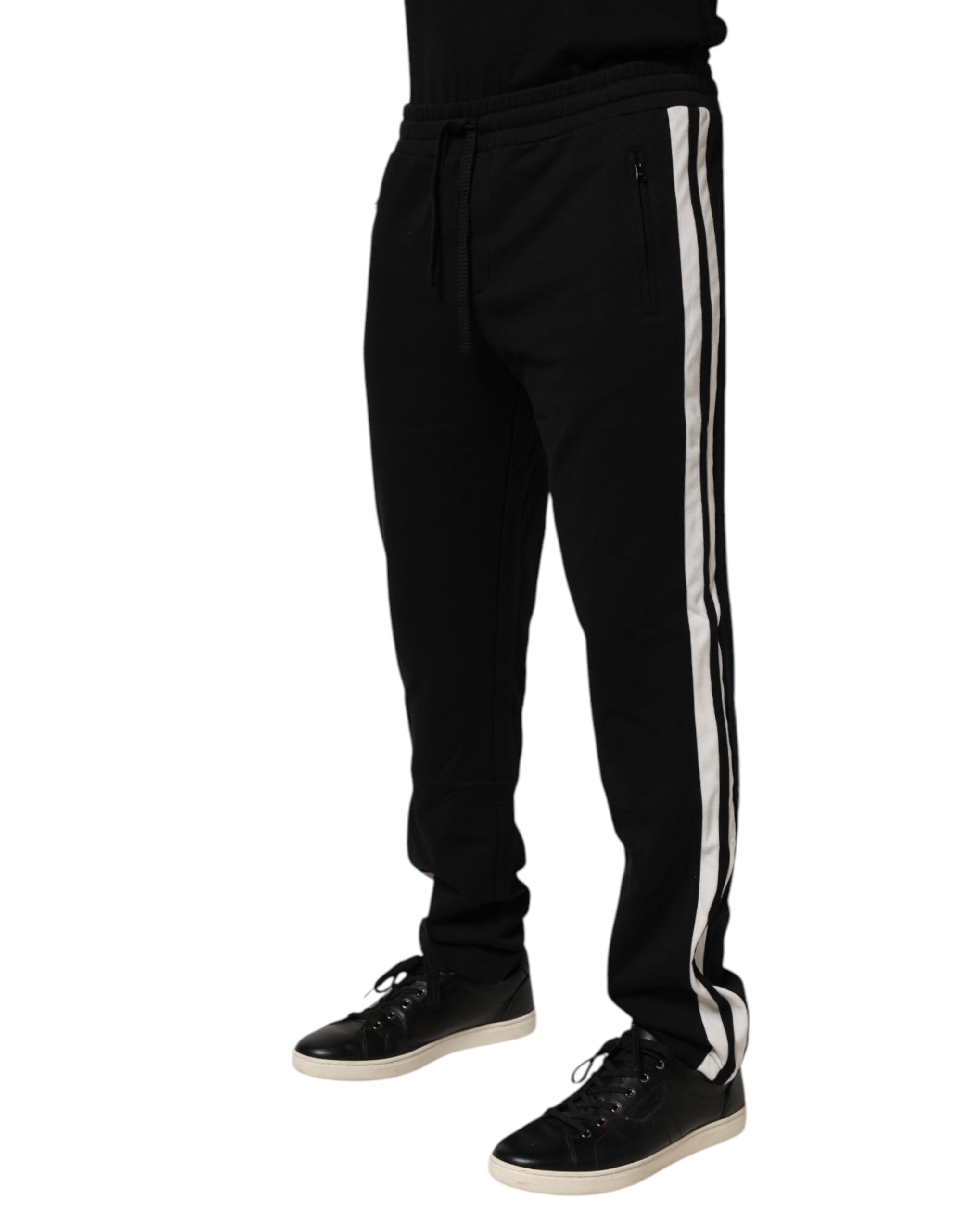 Black Cotton Jogger Sweatpants Trouser Pants