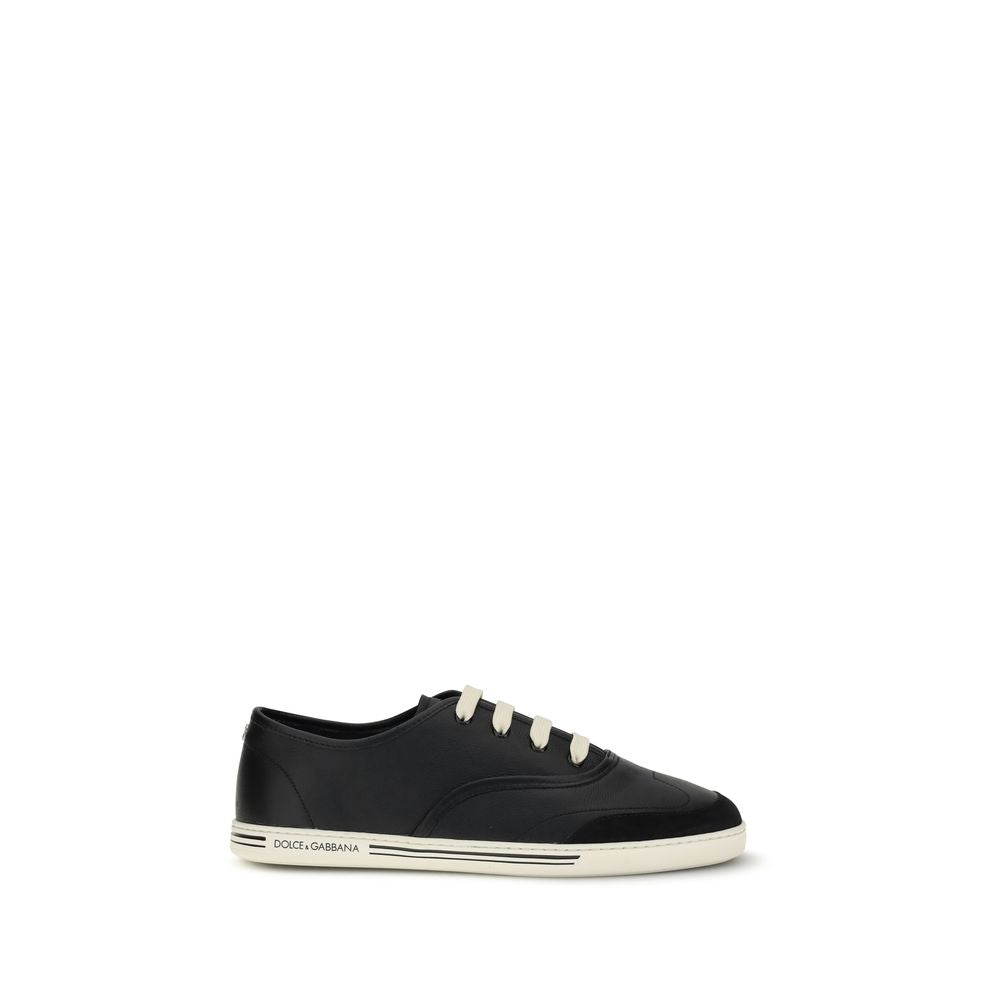 Black Calf Leather Bos Taurus Low Top Sneakers