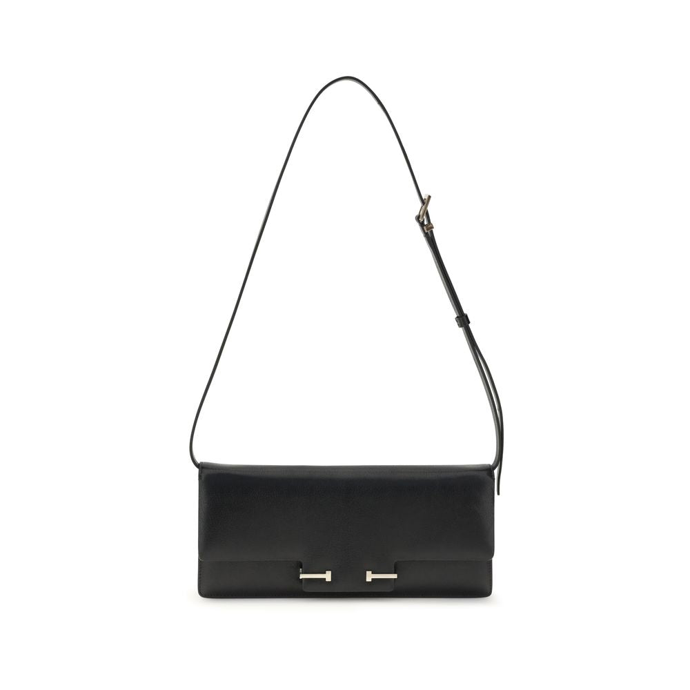 Black Leather Shoulder Bag