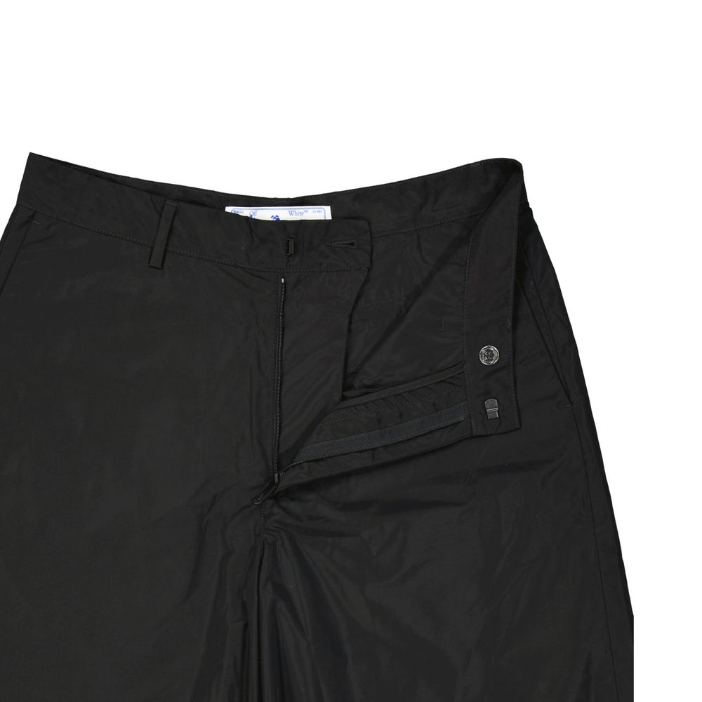Black Polyester Short And Mini Shorts